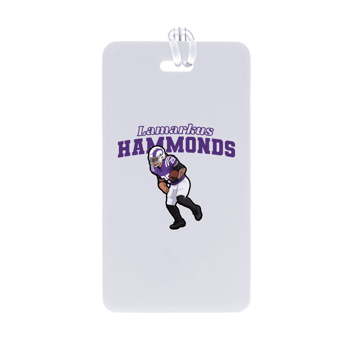 Bag Tag — Name Arch in Classic