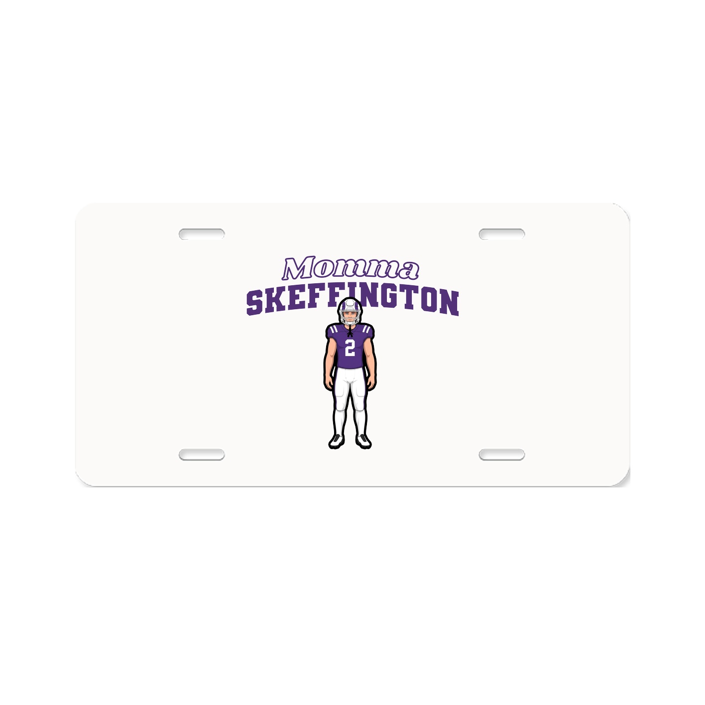 License Plate — Mothers Day Block in Classic