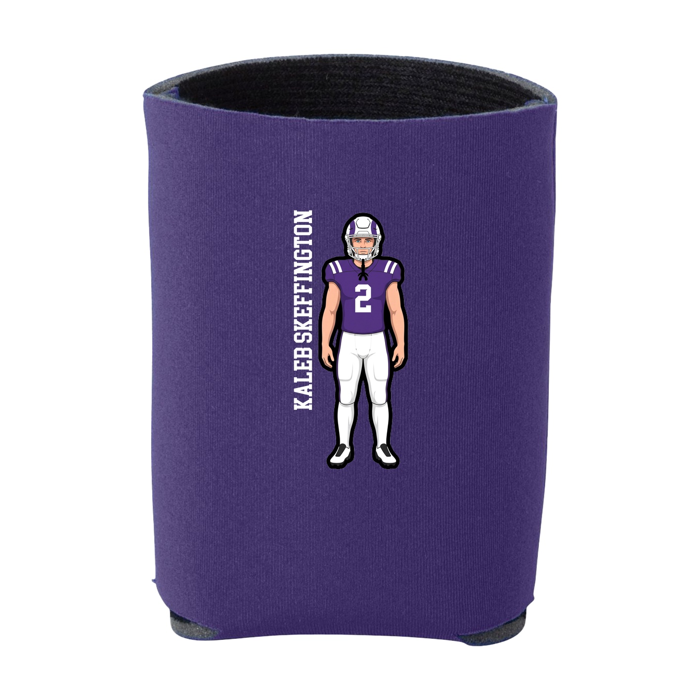 Can Holder — Name Vertical in Purple