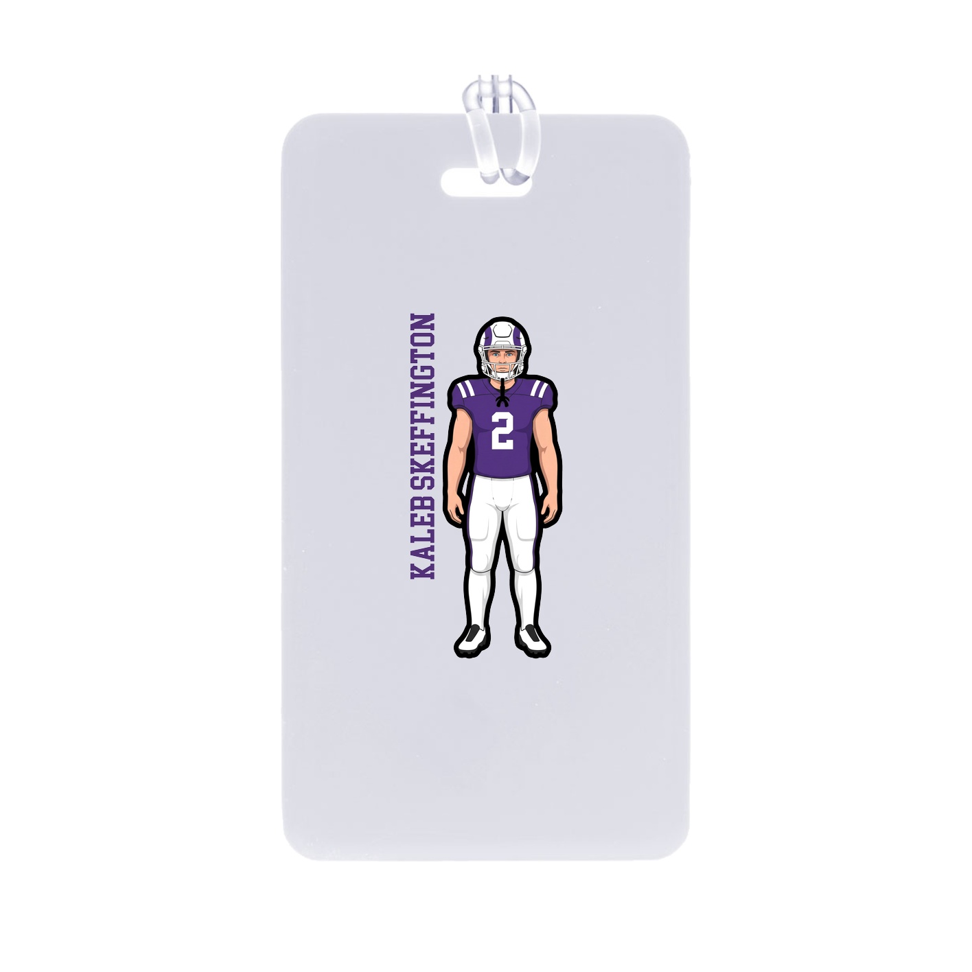 Bag Tag — Name Vertical in Classic