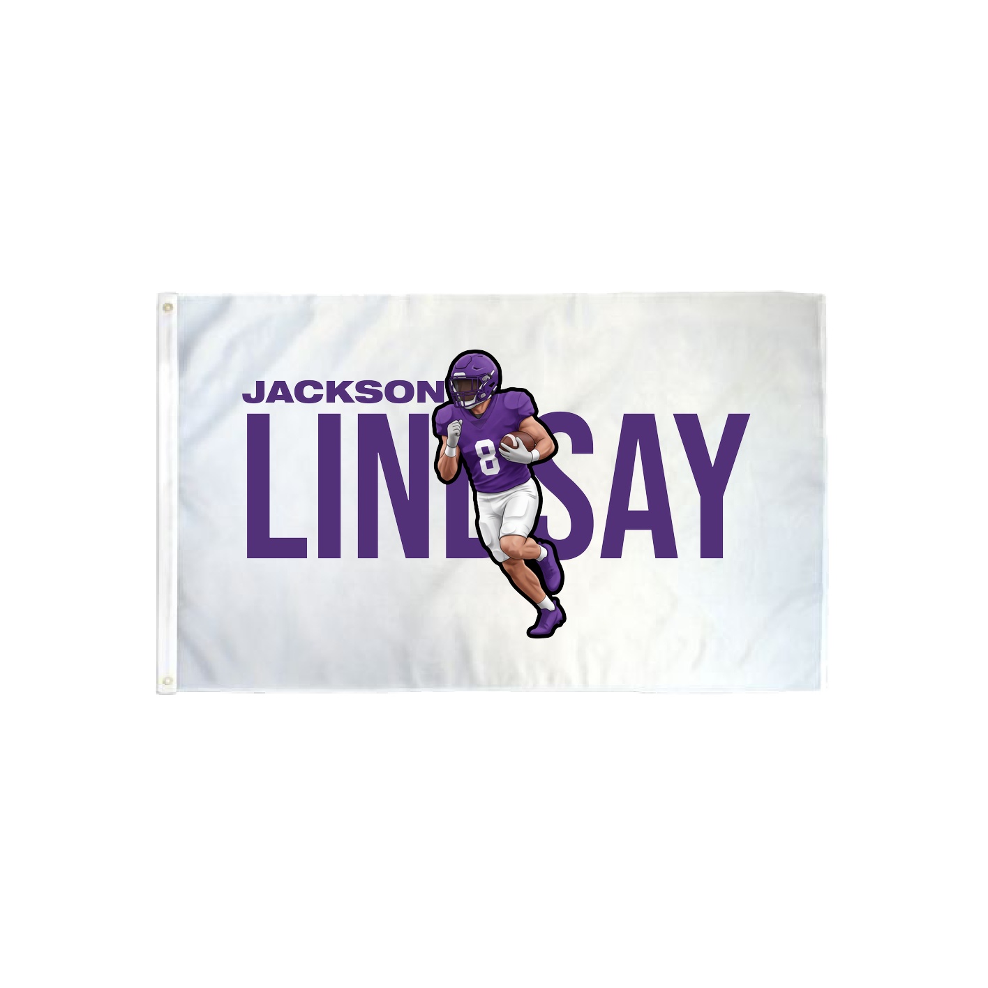 3x5 Flag — Player Name in Classic
