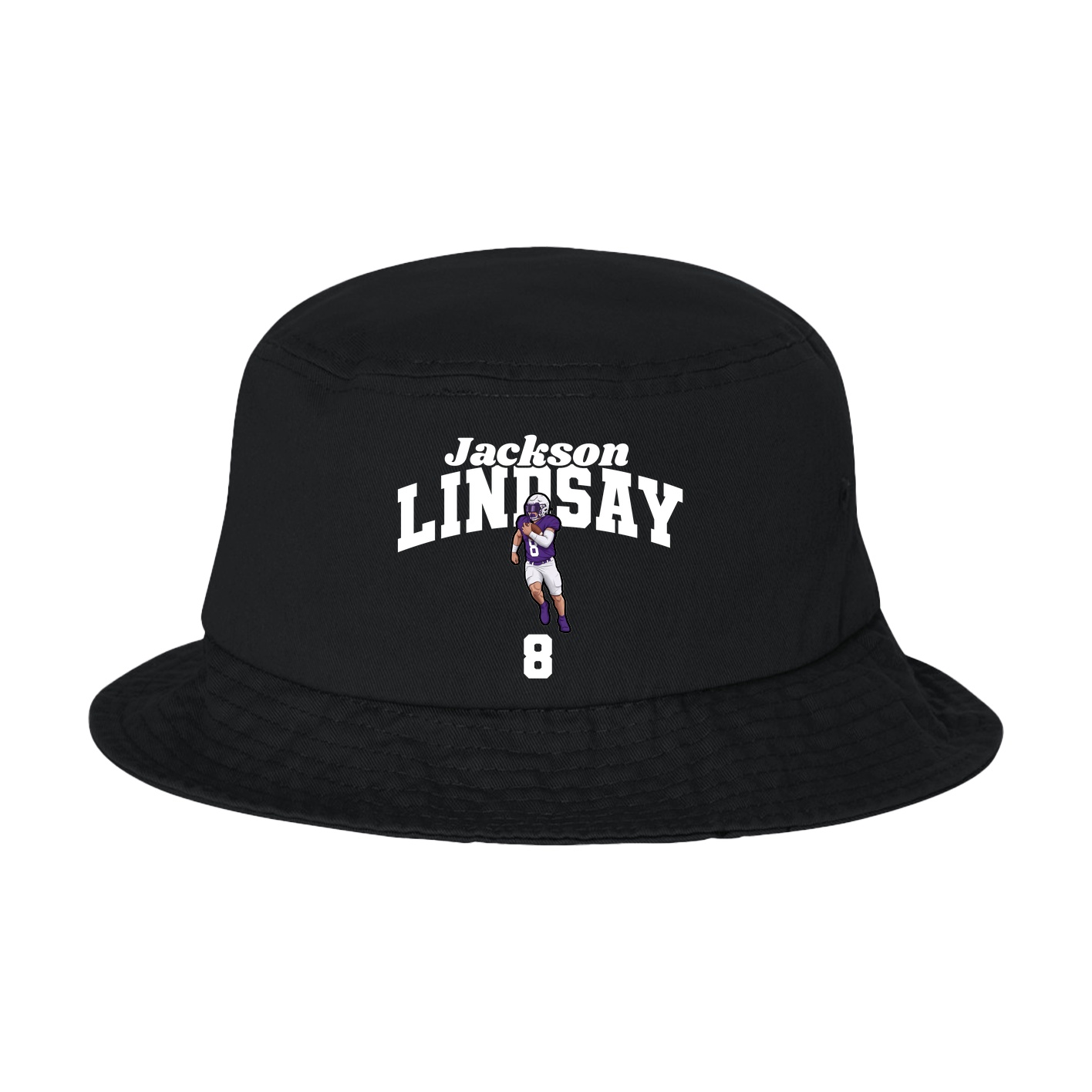 Bucket Cap — Signature Arch in Black