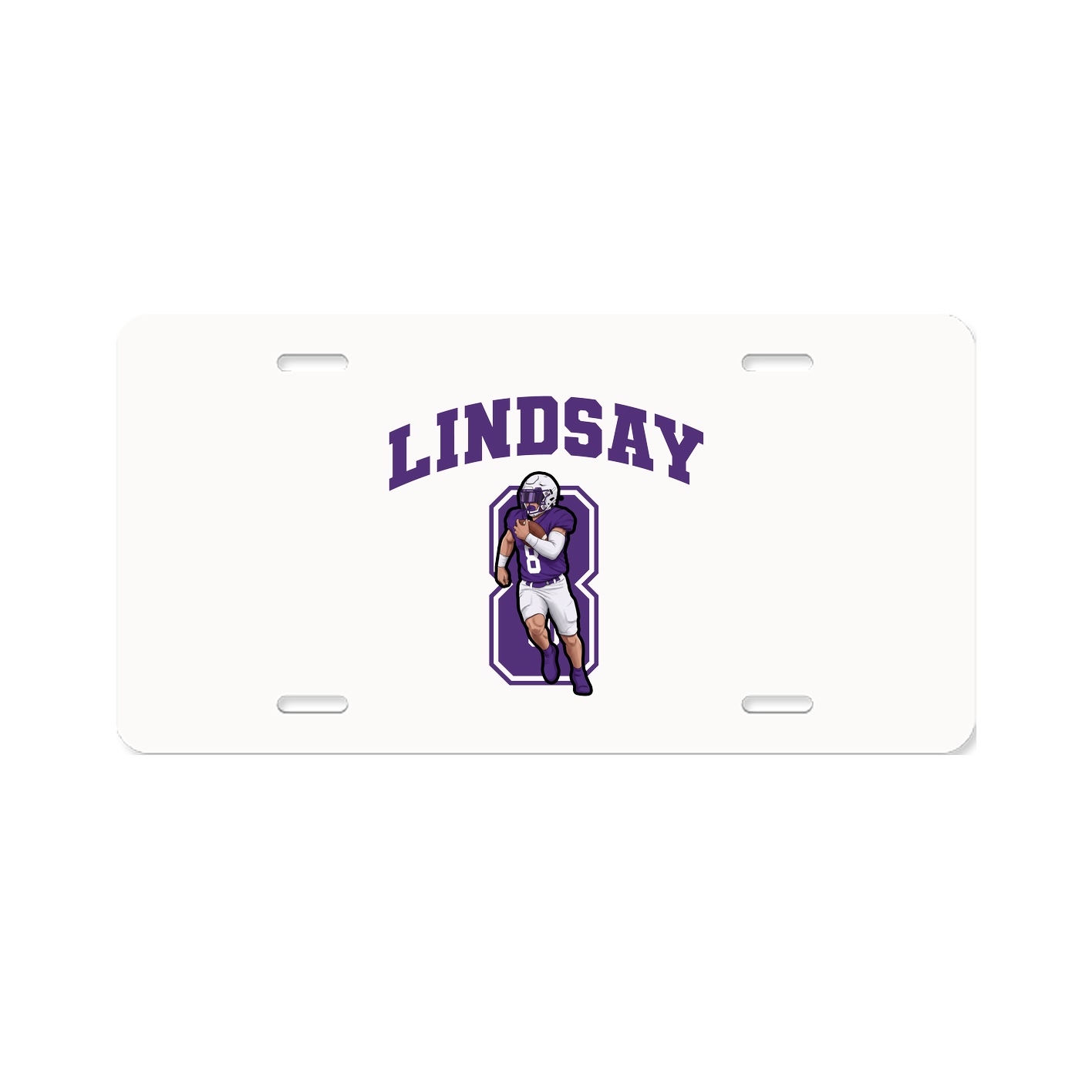 License Plate — Number in Classic