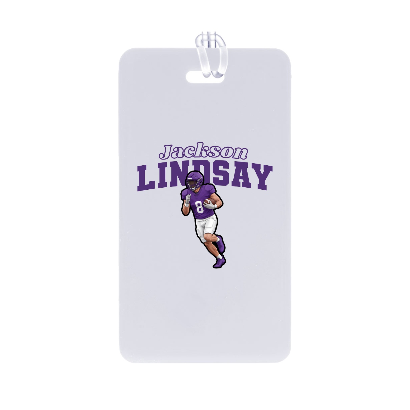 Bag Tag — Name Arch in Classic