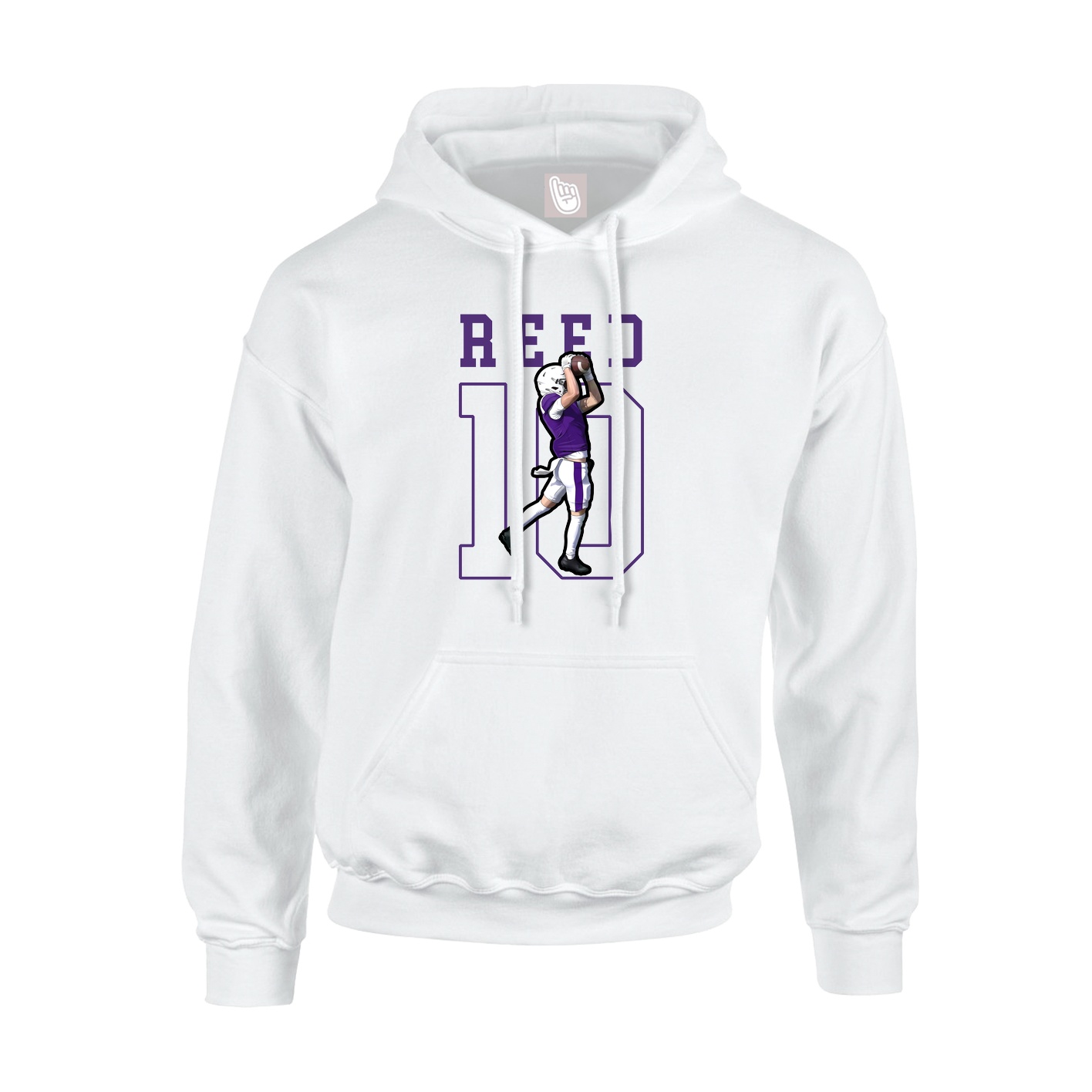 Hoodie — Shirsey in White