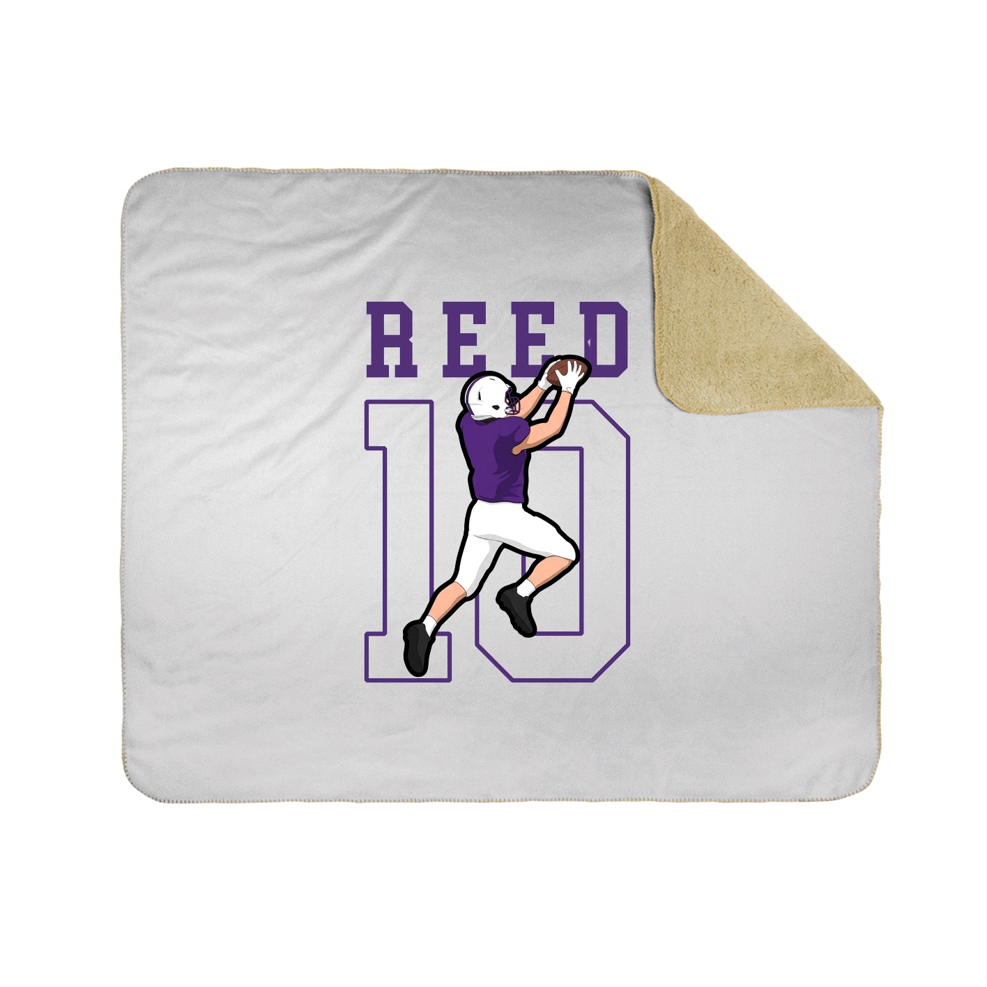 50x60 Sherpa Lined Throw Blanket