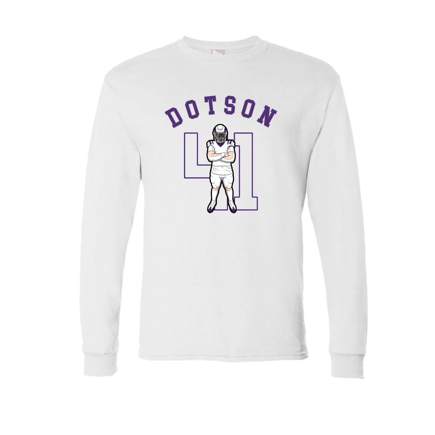 Long Sleeve Tee — Shirsey Arch in White