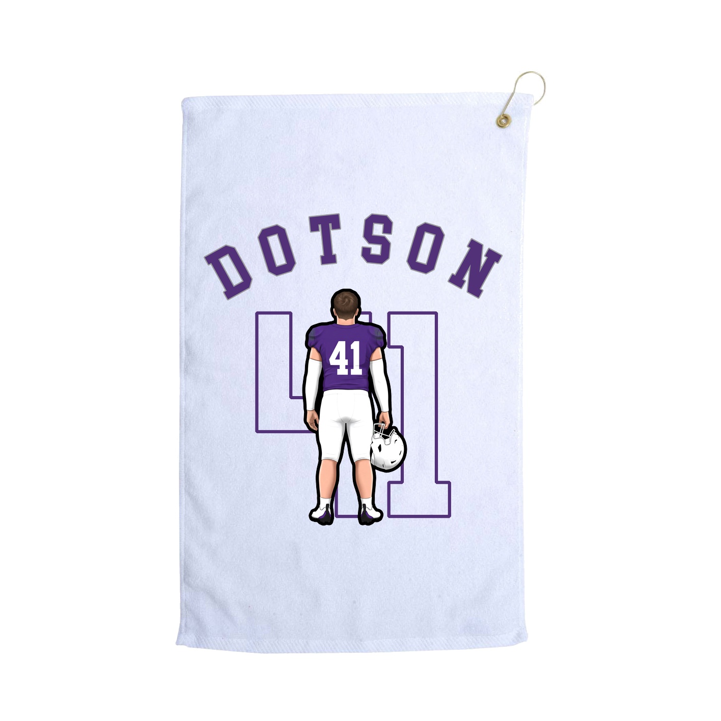 Golf Towel — Shirsey Arch in White