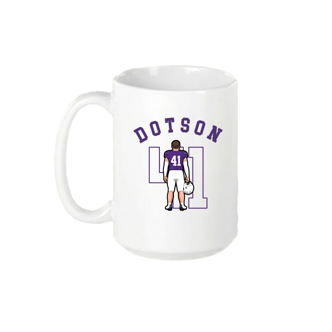 15oz Coffee Mug — Shirsey Arch in White