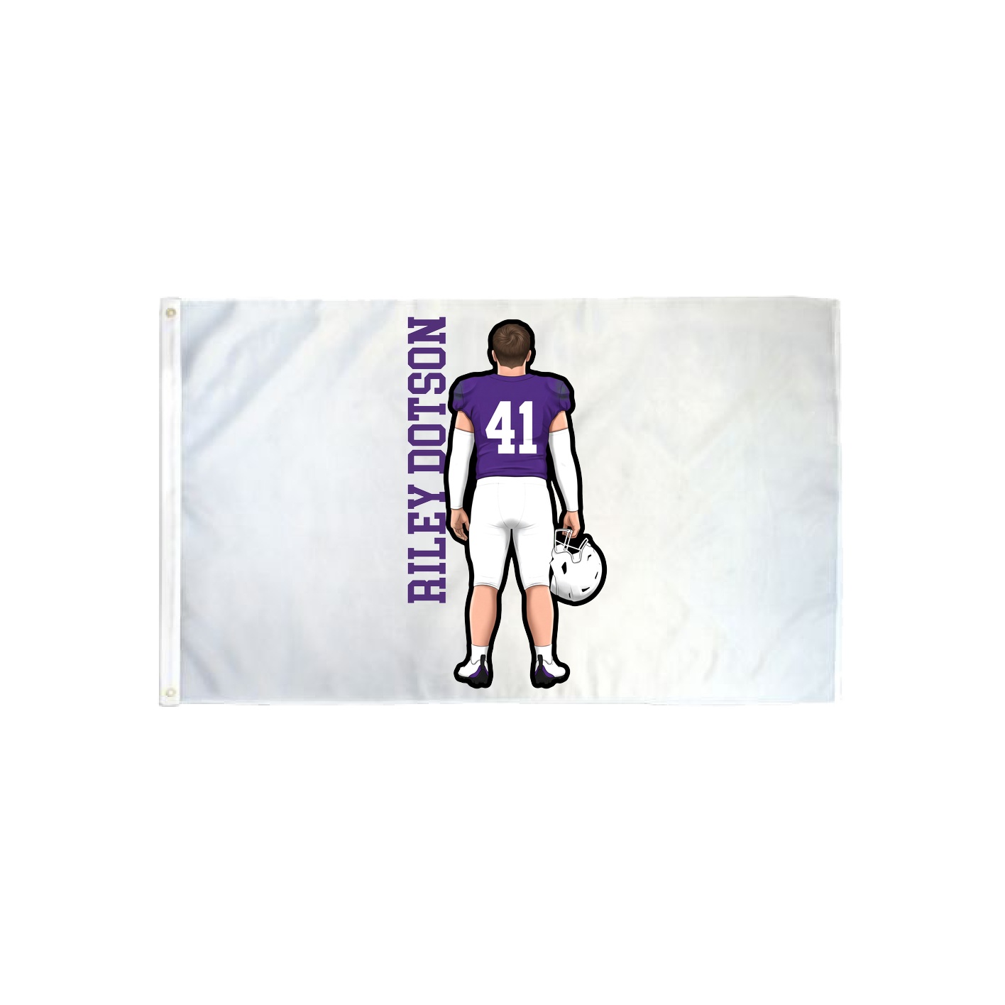 3x5 Flag — Name Vertical in Classic