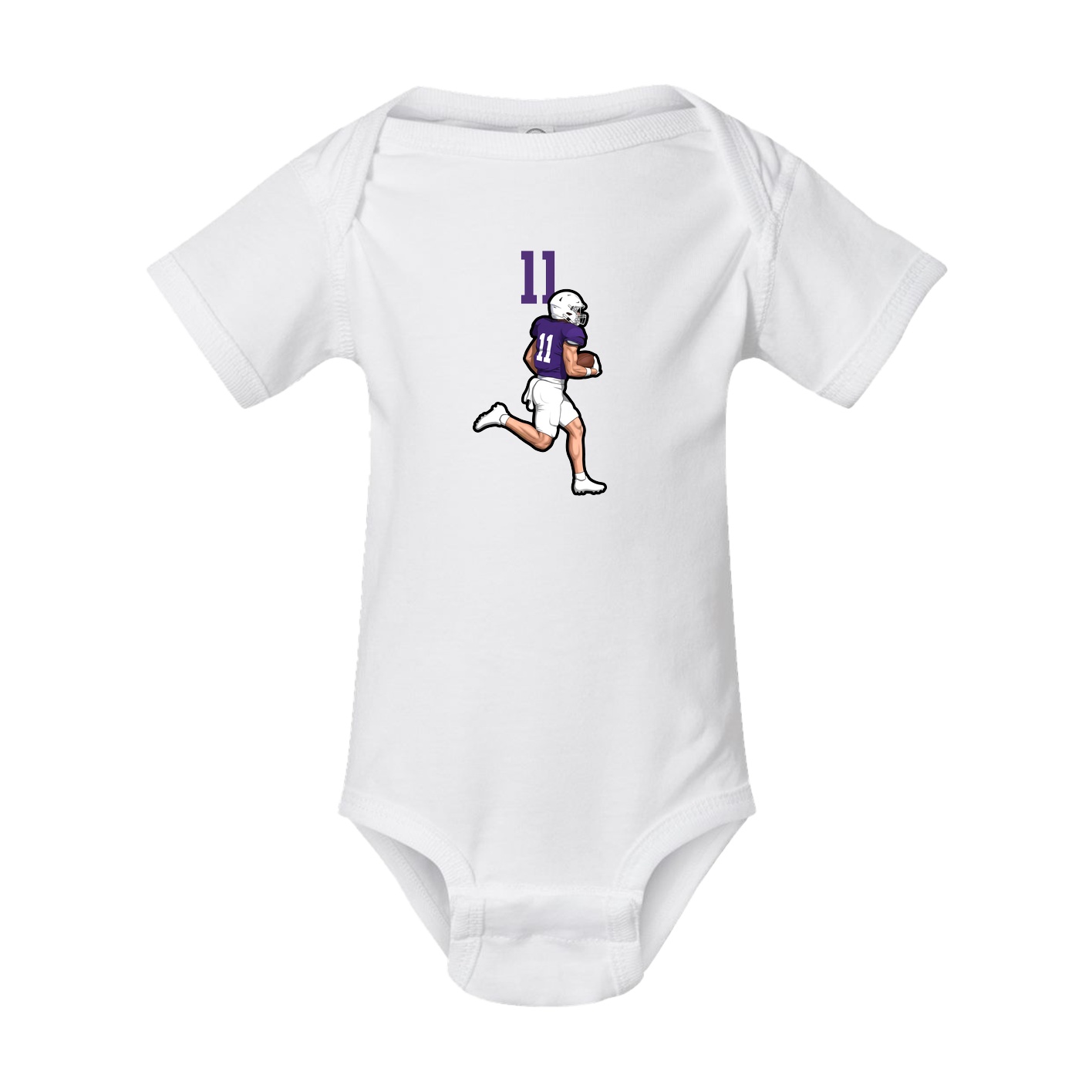 Baby Onesie — Number Top in White