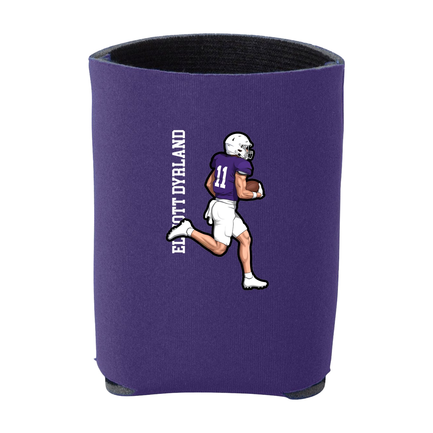 Can Holder — Name Vertical in Purple