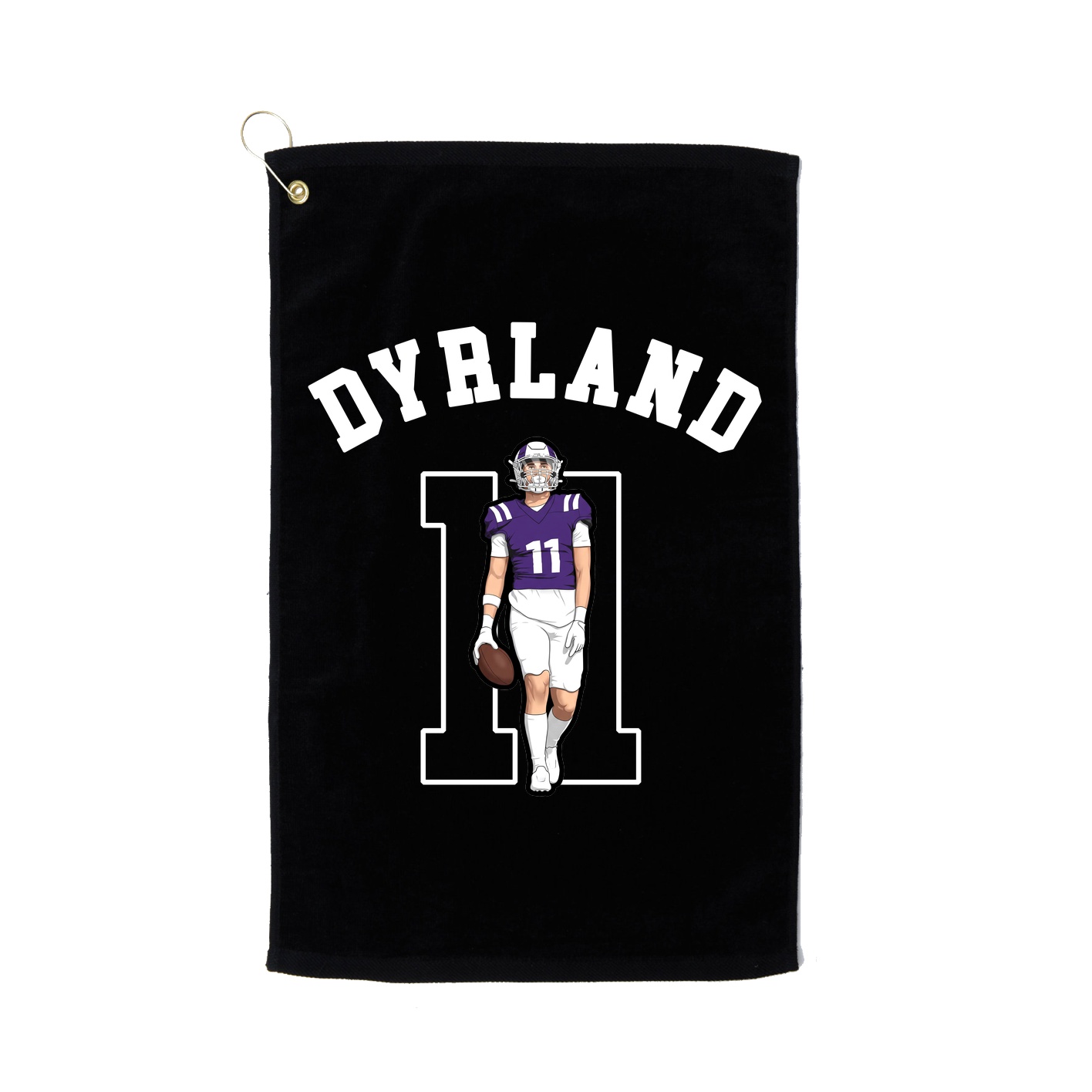Golf Towel — Shirsey Arch in Black
