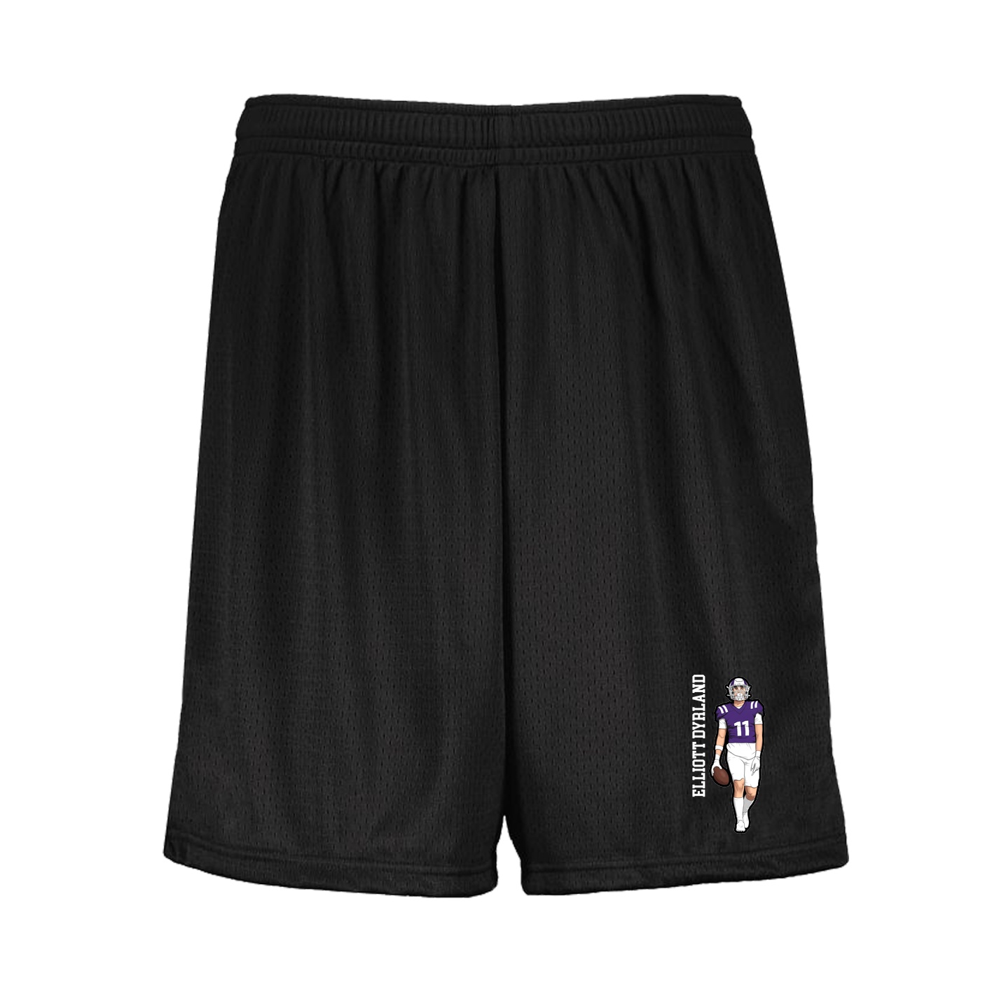 Shorts — Name Vertical in Black