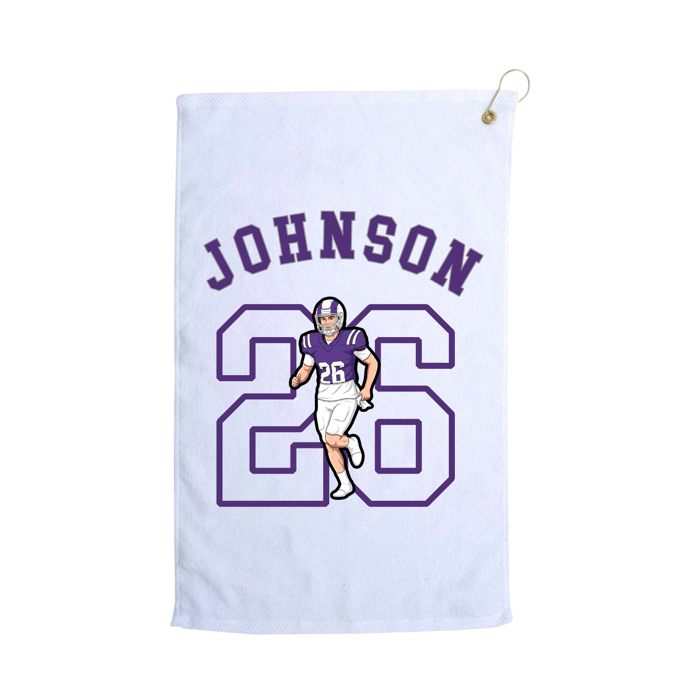 Golf Towel — Shirsey Arch in White