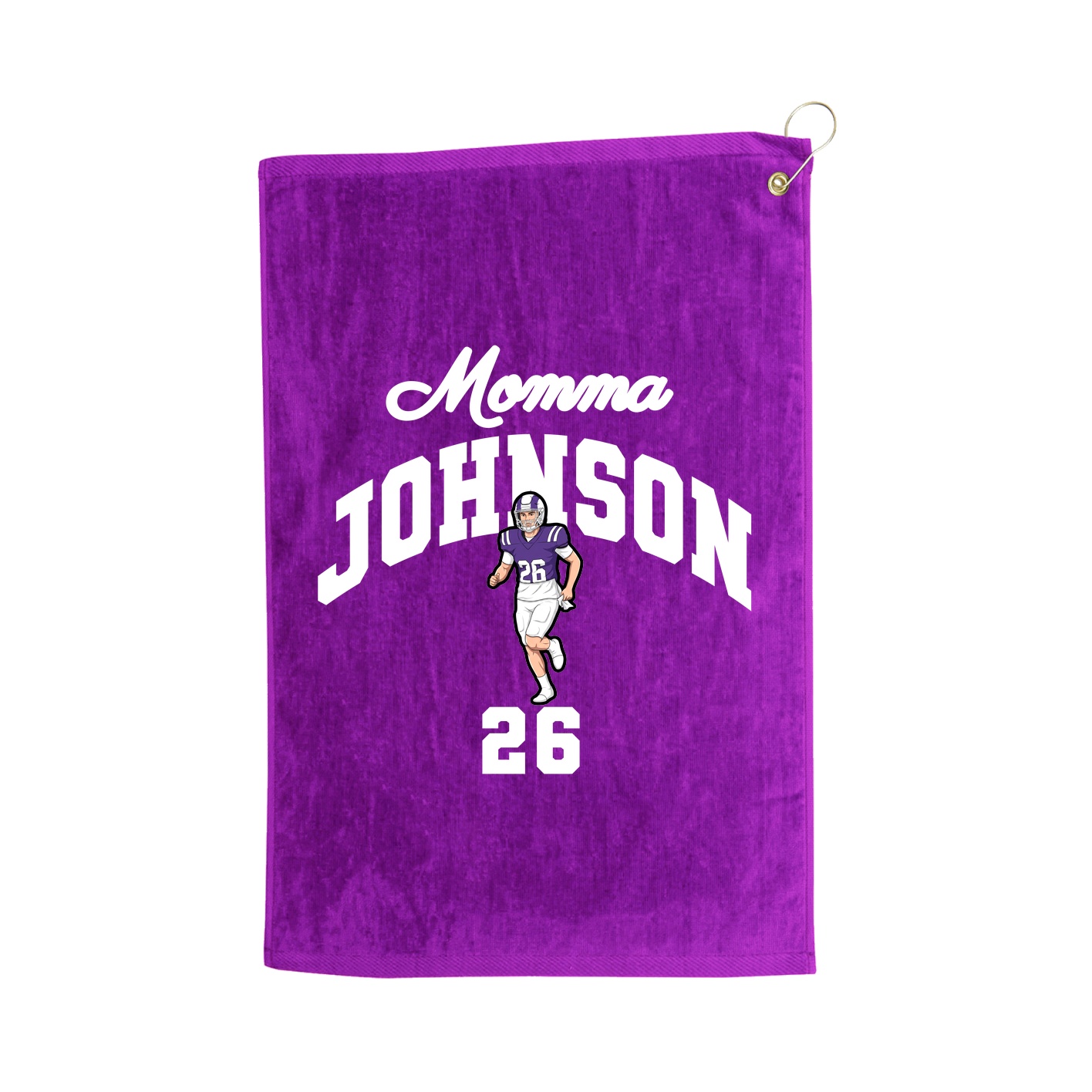 Golf Towel — Mothers Day Arch in Purple