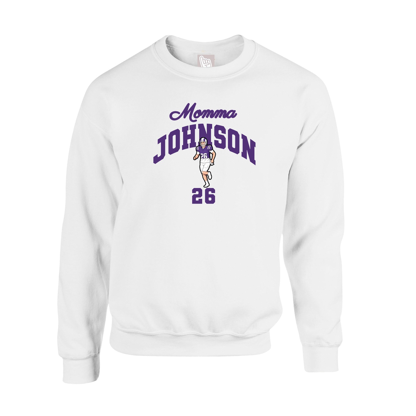 Fleece Crew — Mothers Day Arch in White