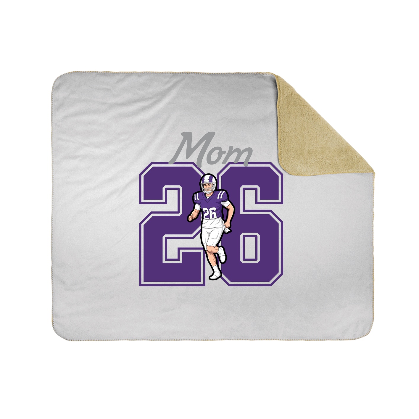 Throw Blanket — Mothers Day Shirsey in White