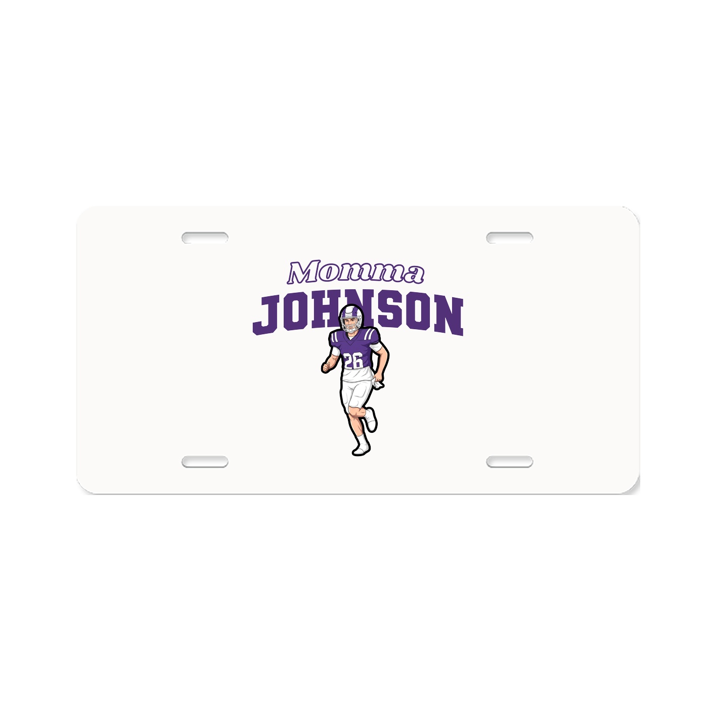 License Plate — Mothers Day Block in Classic