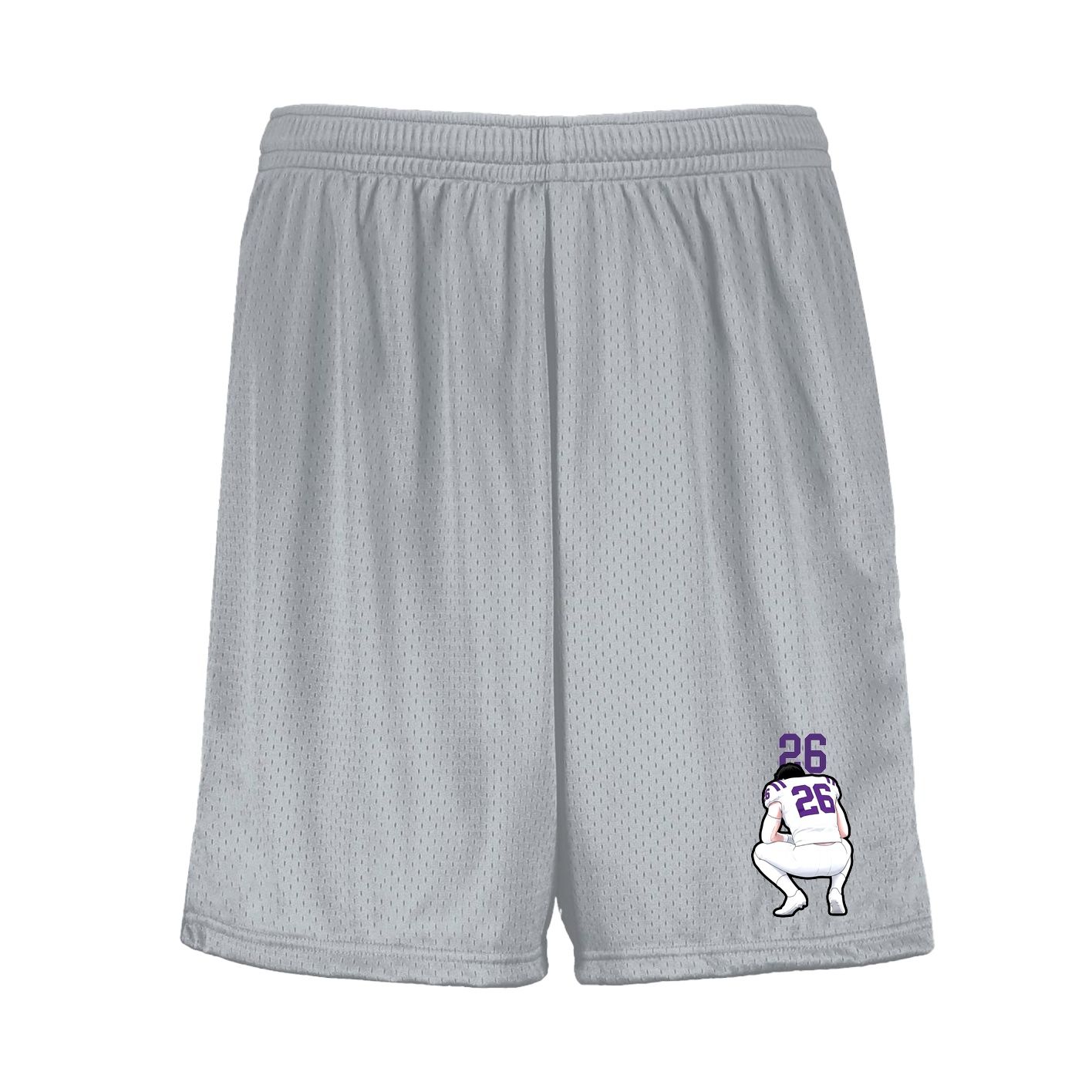 Shorts — Number Top in Silver