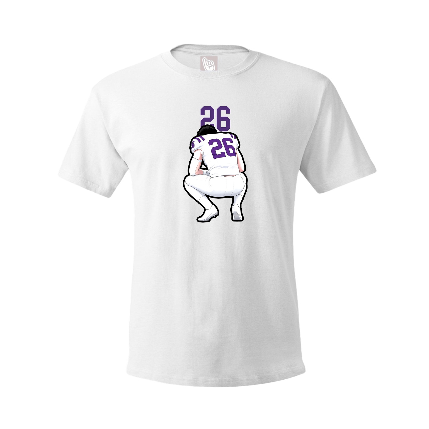 Tee — Number Top in White