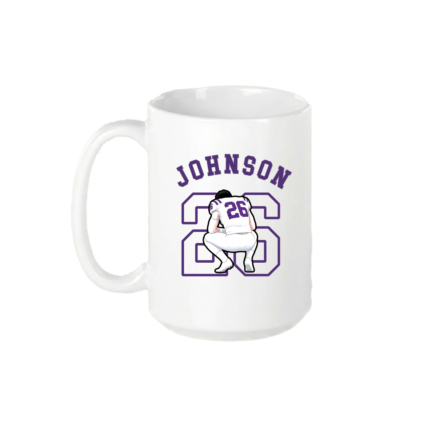 15oz Coffee Mug — Shirsey Arch in White