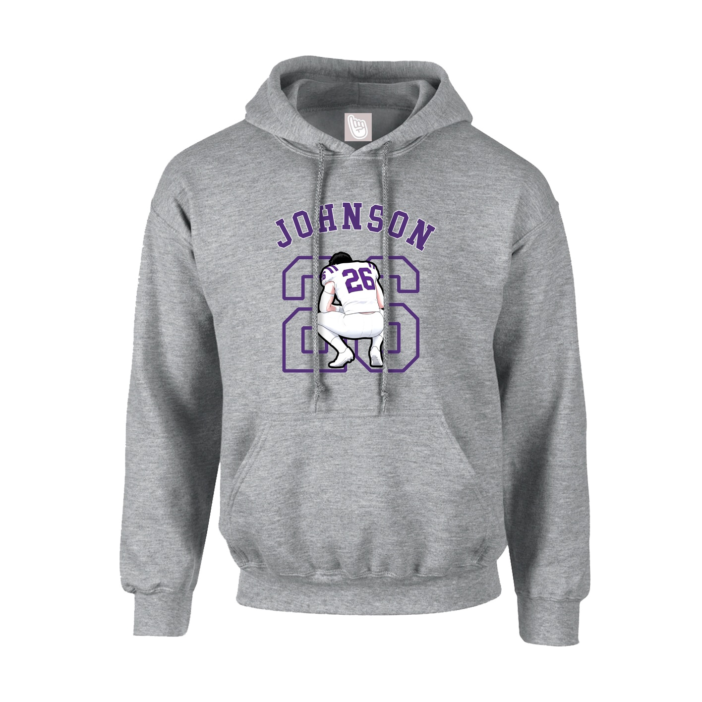Youth Hoodie — Shirsey Arch in Grey