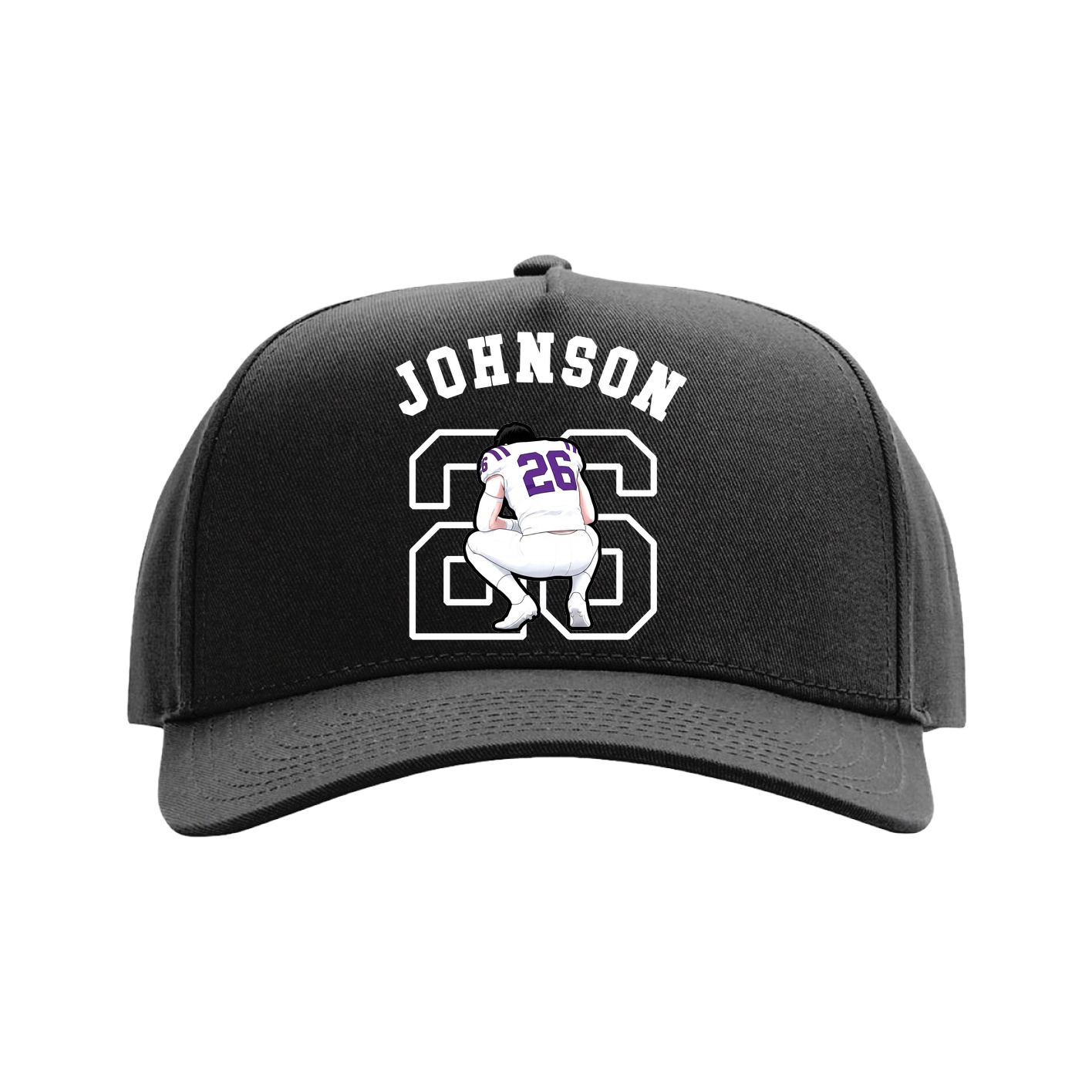Full Fabric Five-Panel Champ Cap