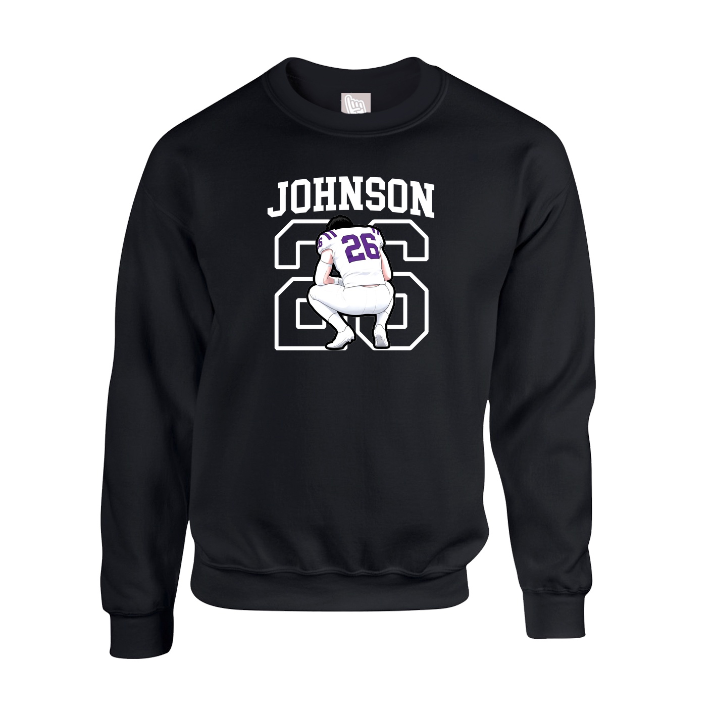 Fleece Crew — Shirsey in Black