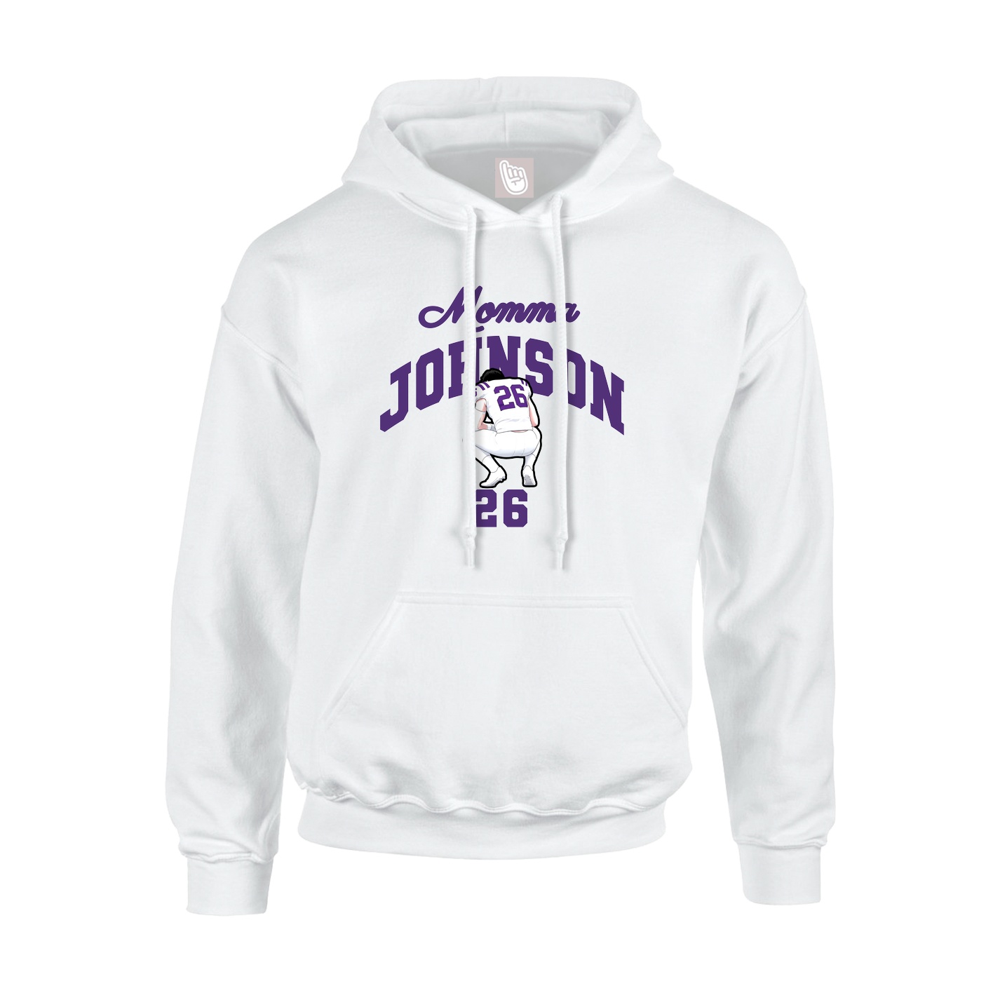 Youth Hoodie — Mothers Day Arch in White