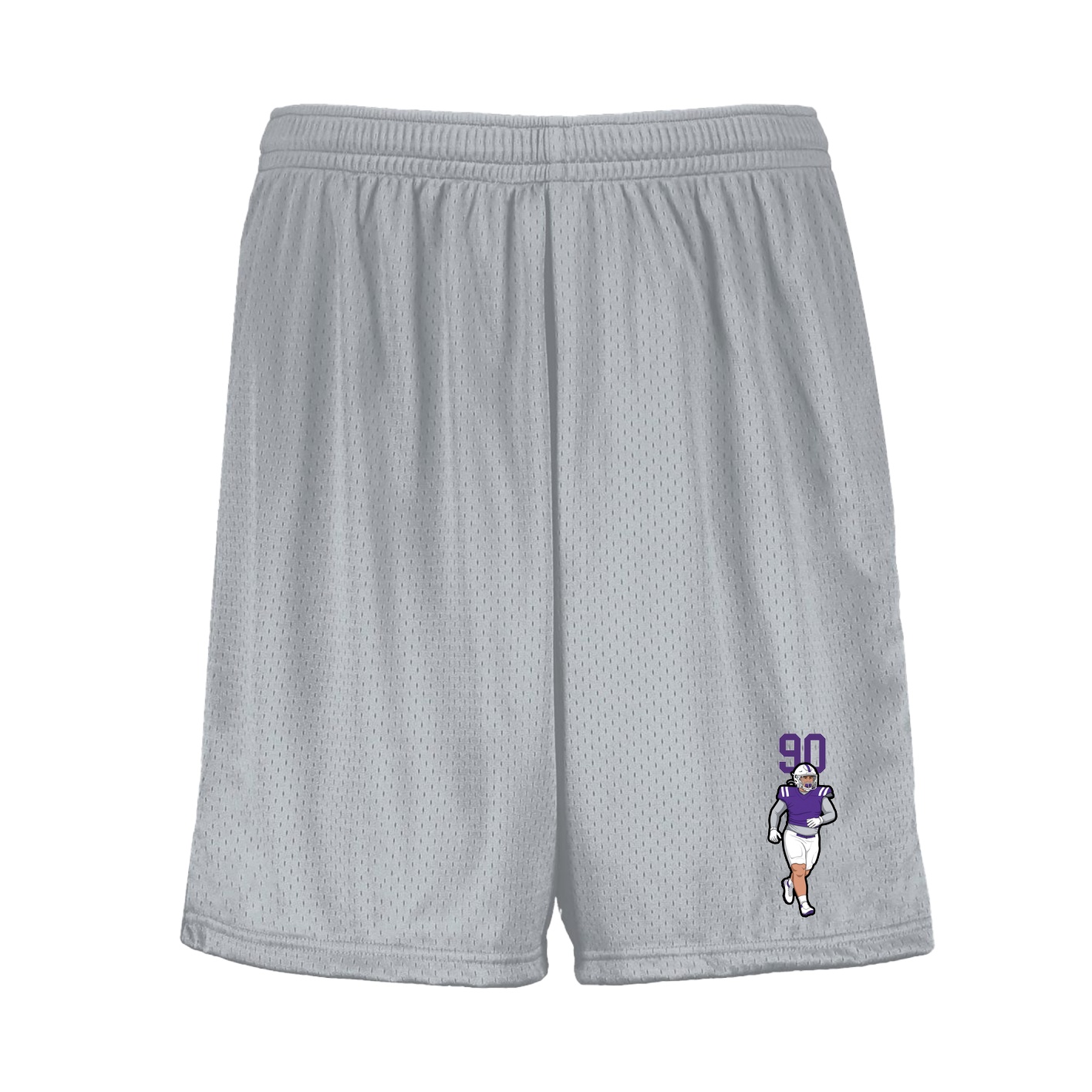 Shorts — Number Top in Silver