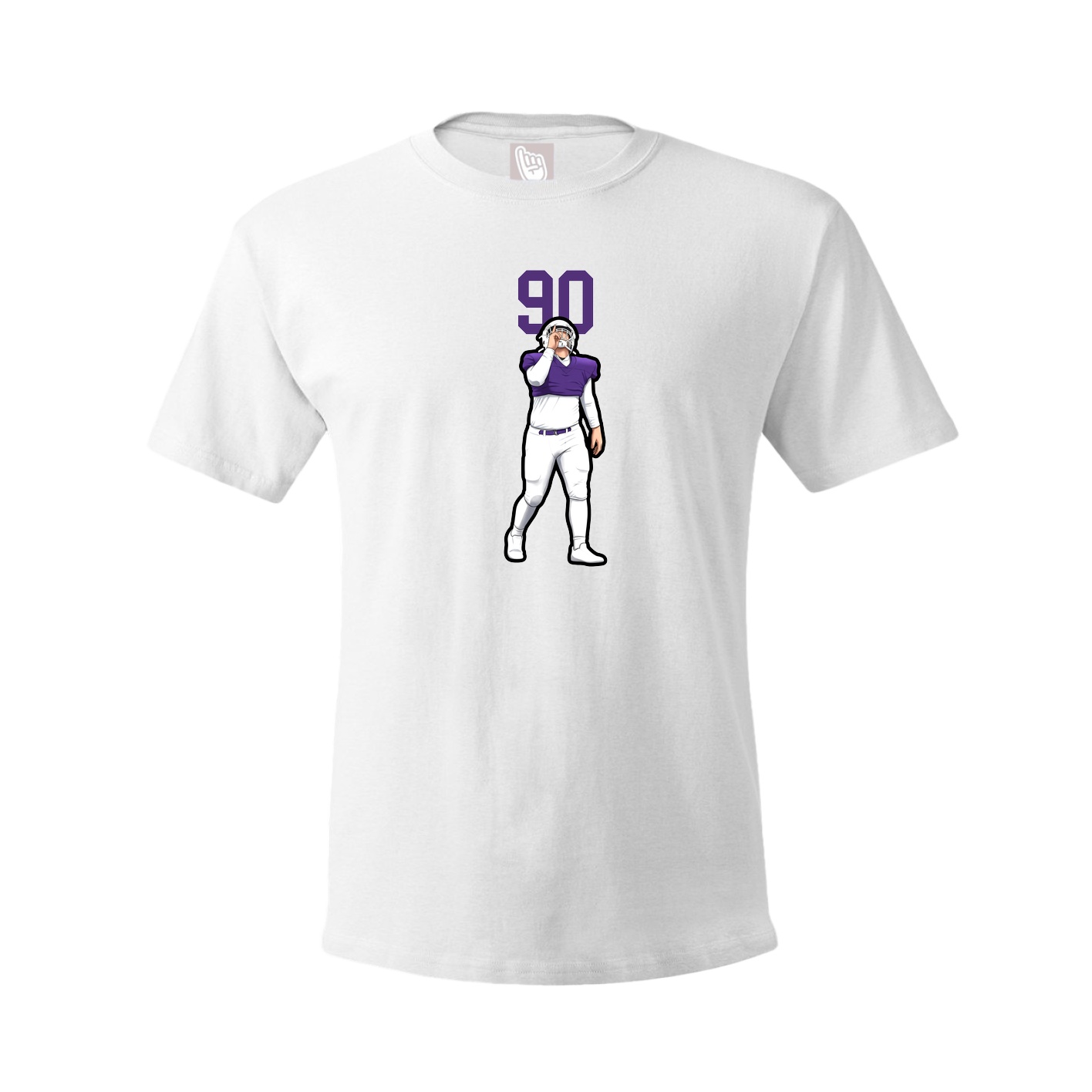 Tee — Number Top in White