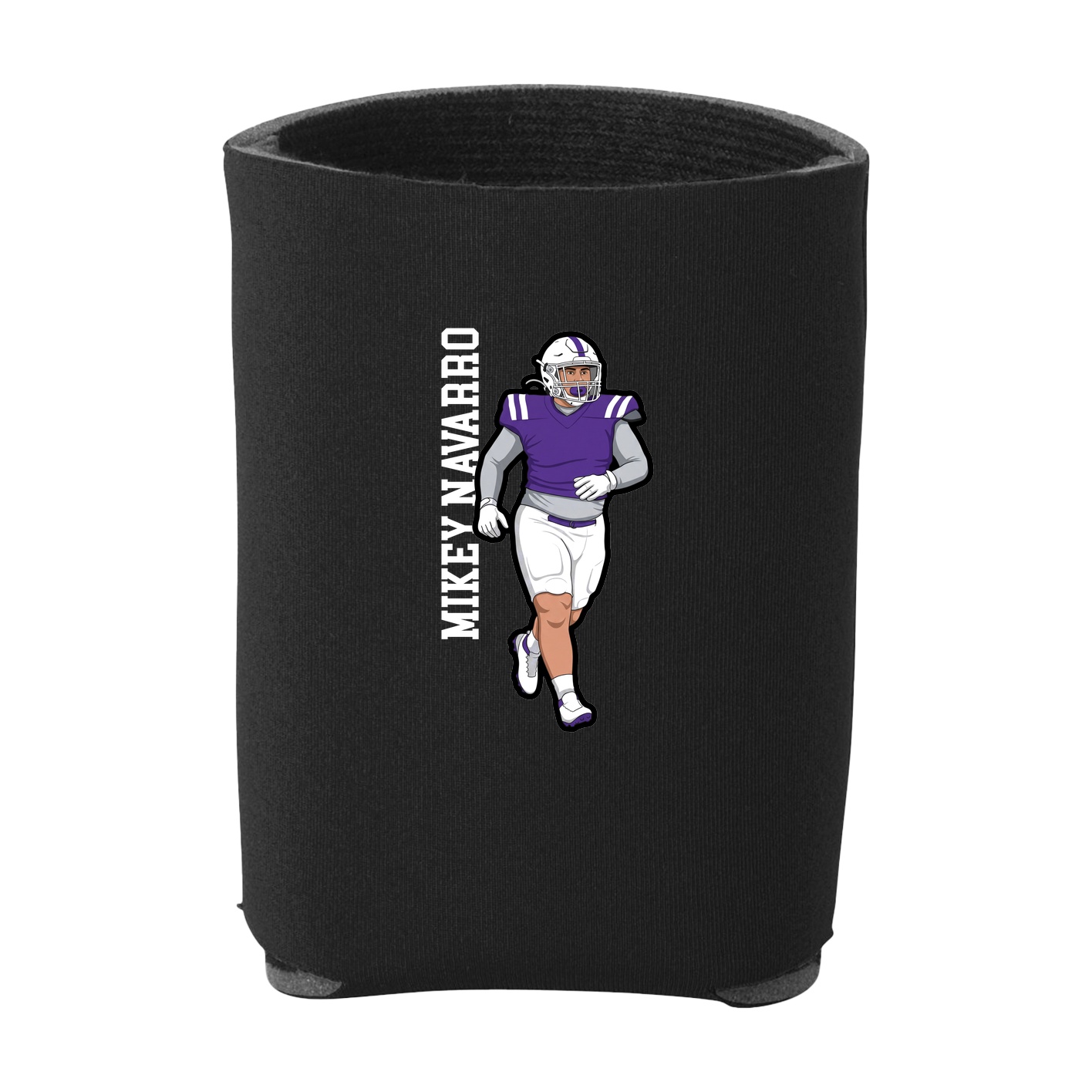 Can Holder — Name Vertical in Black