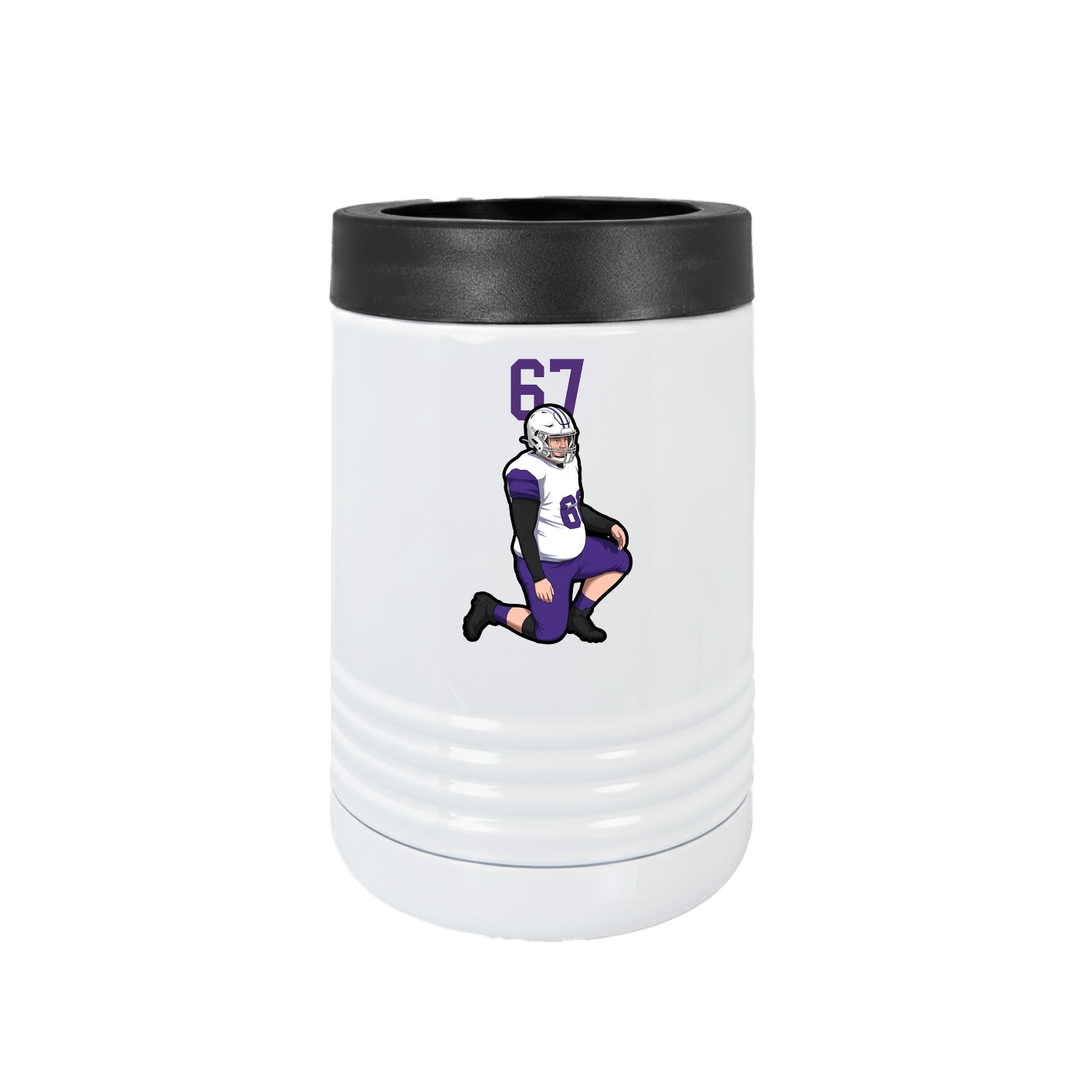 Beverage Holder — Number Top in White