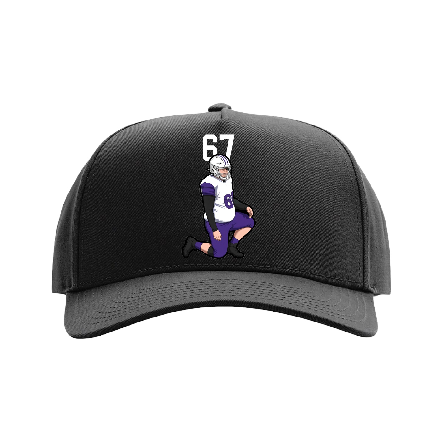 Full Fabric Five-Panel Champ Cap