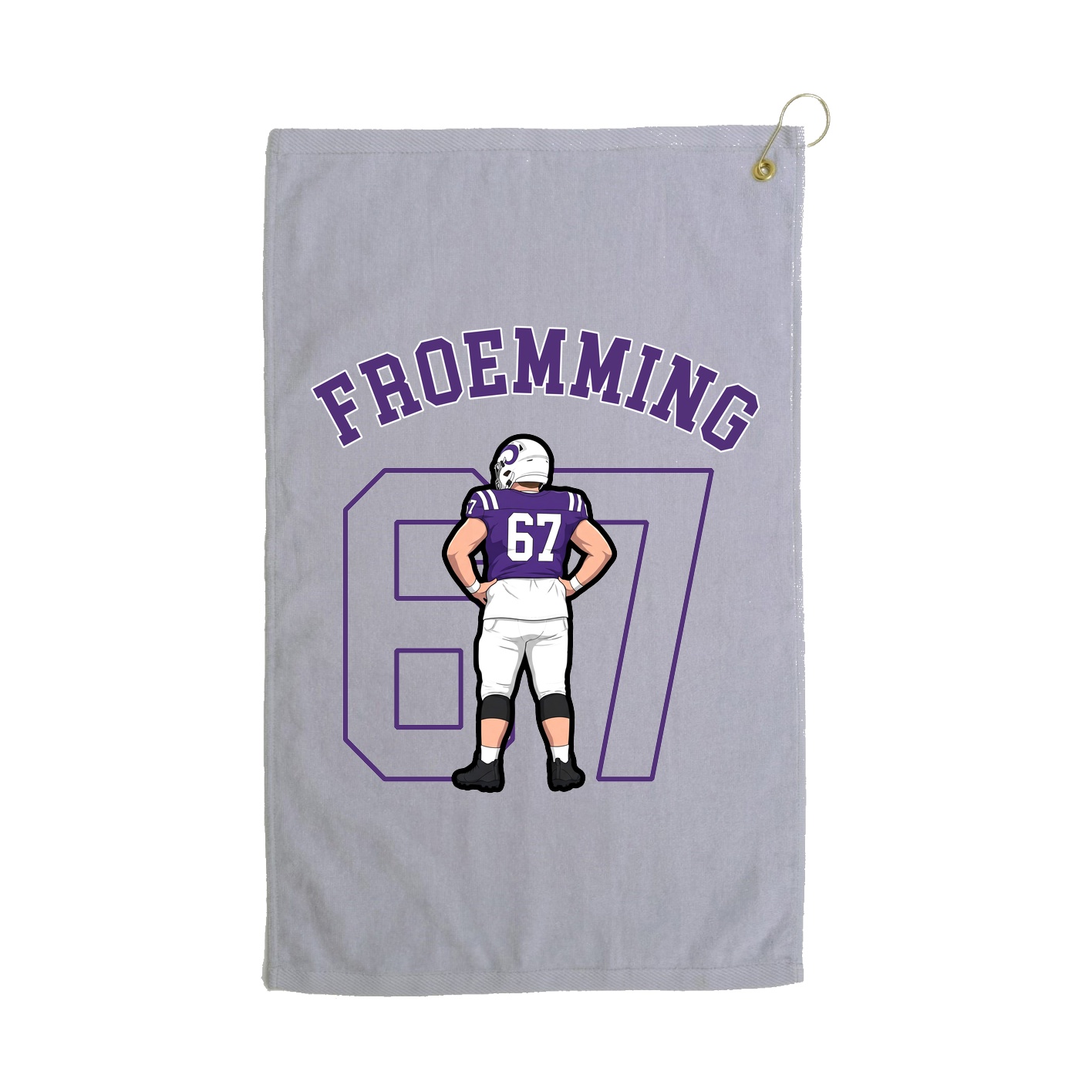 Golf Towel — Shirsey Arch in Grey