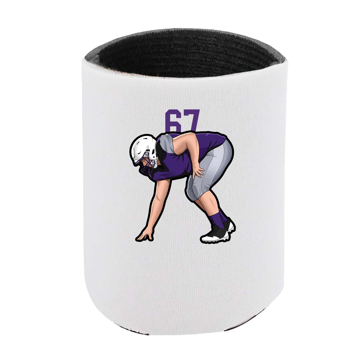Can Holder — Number Top in White
