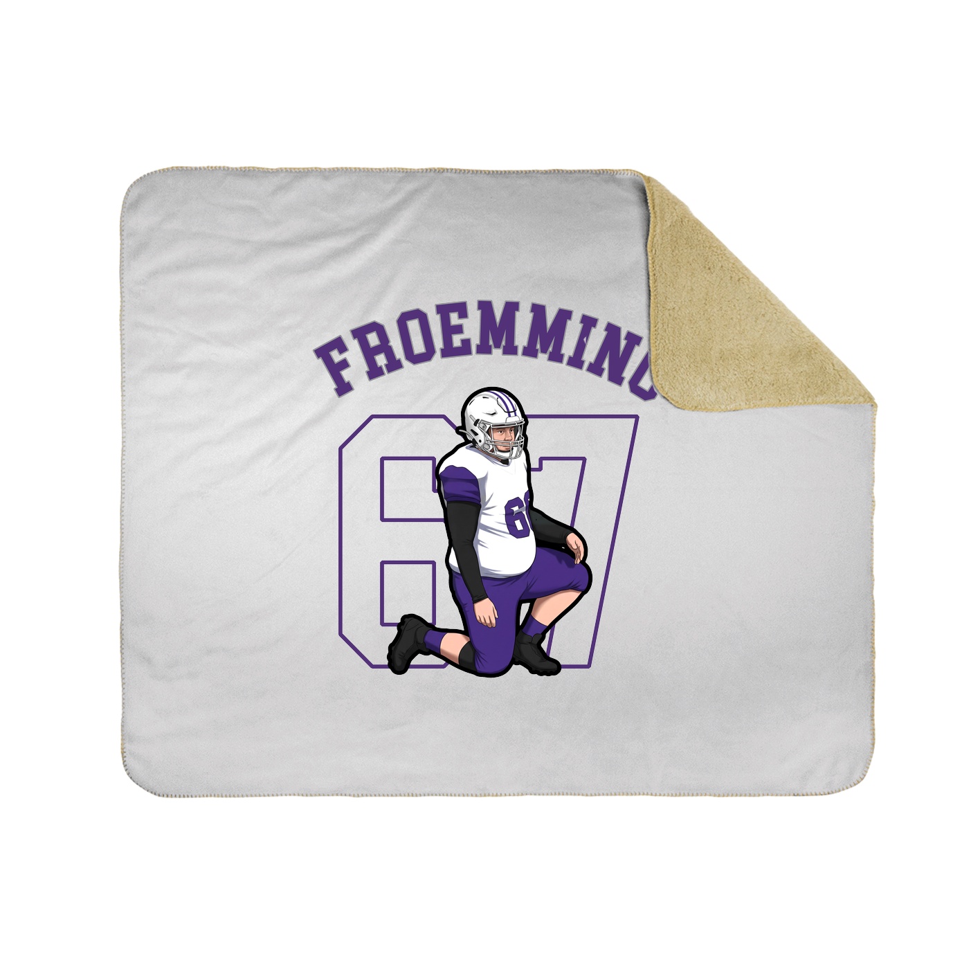 Throw Blanket — Shirsey Arch in White