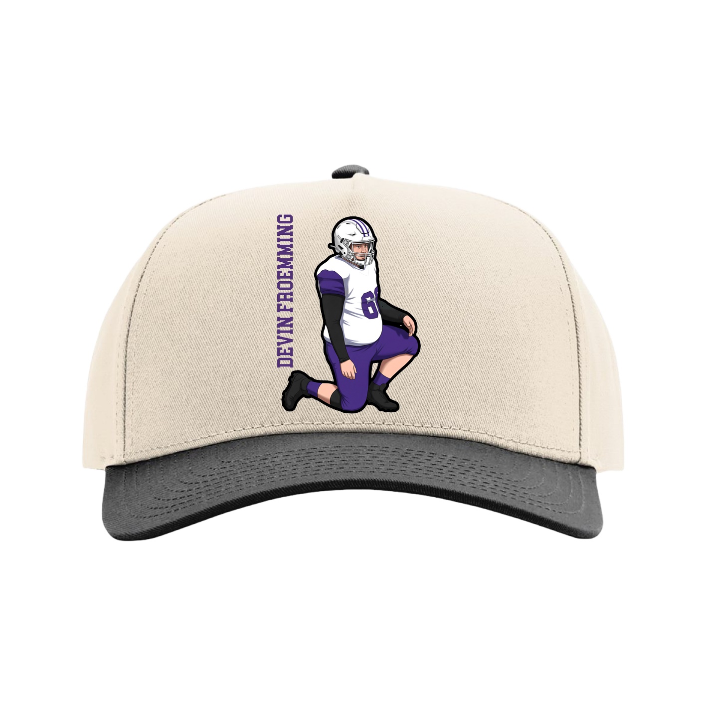Full Fabric Five-Panel Champ Cap