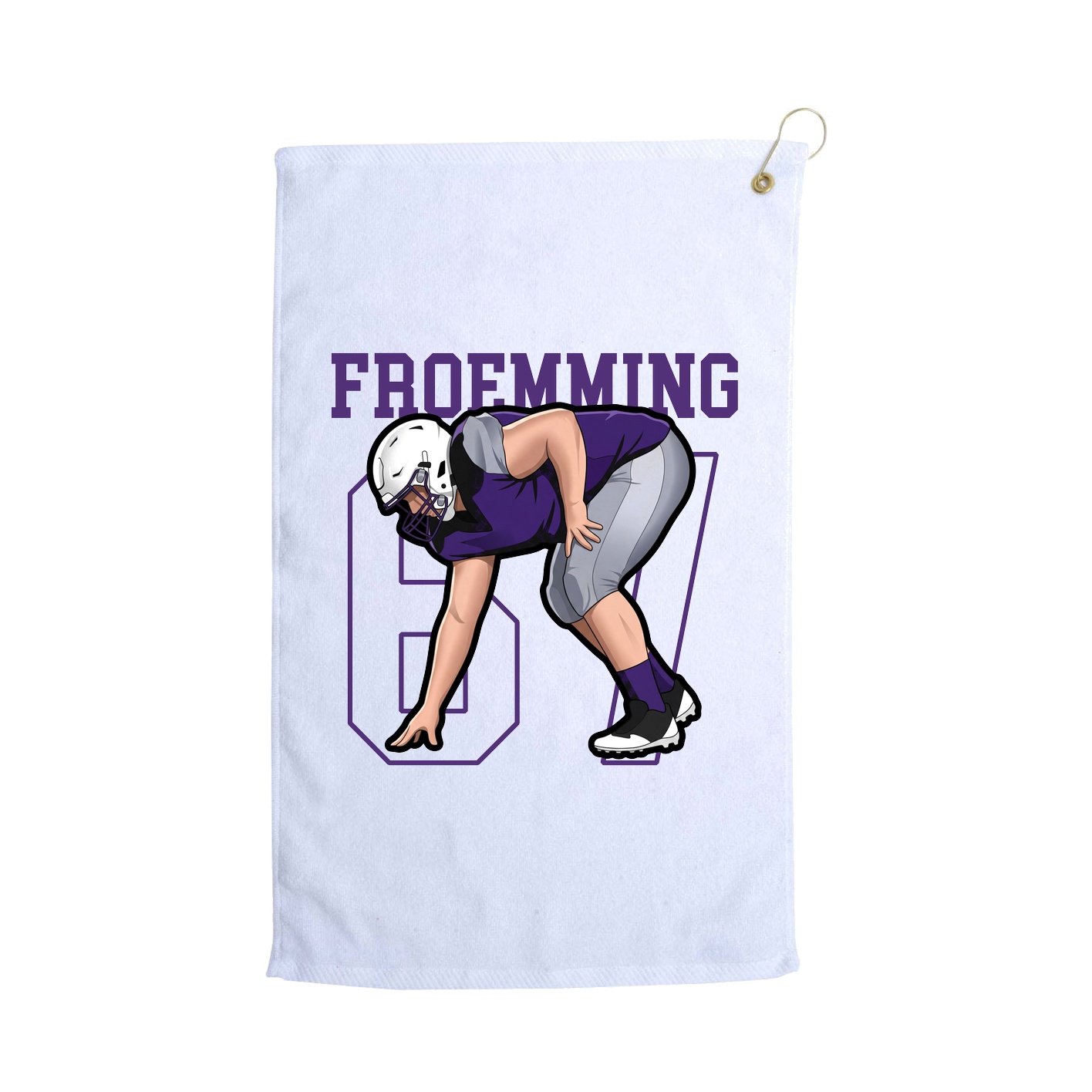 Golf Towel — Shirsey in White