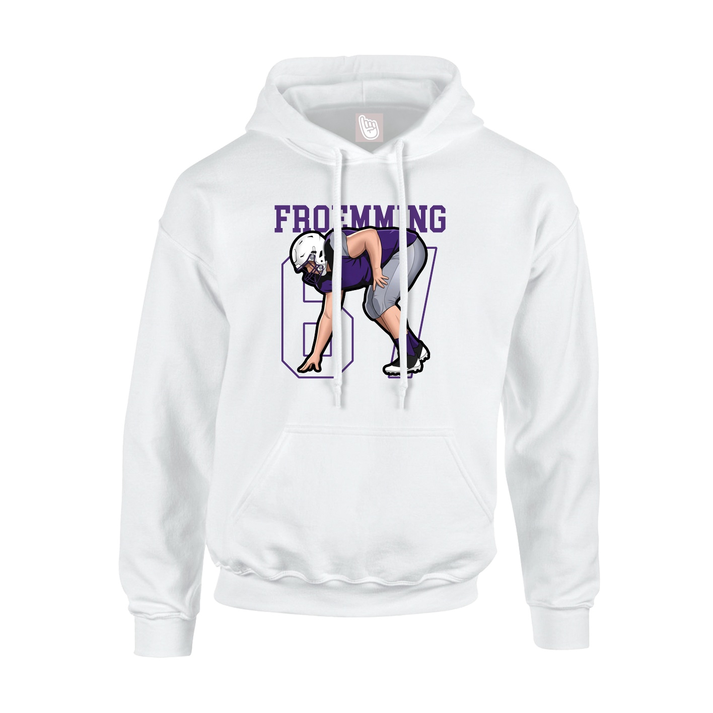 Hoodie — Shirsey in White