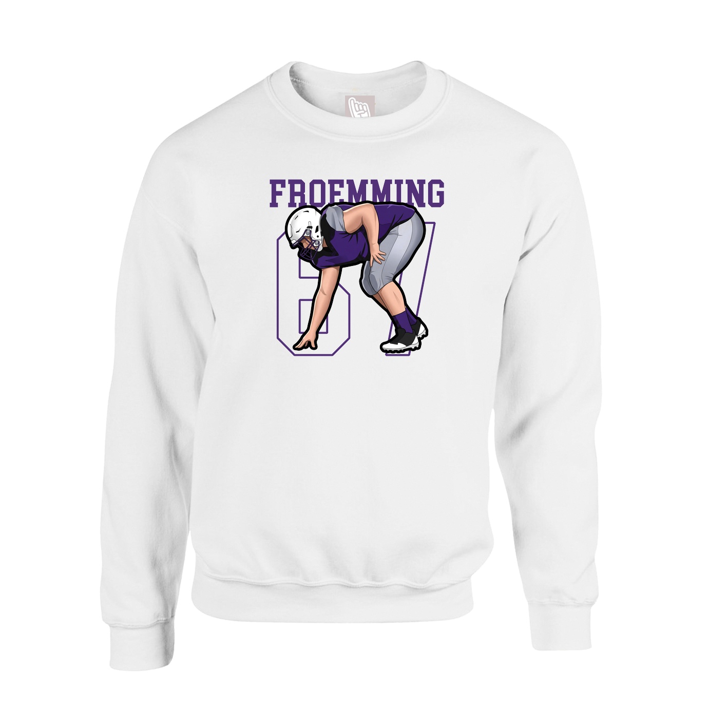 Fleece Crew — Shirsey in White
