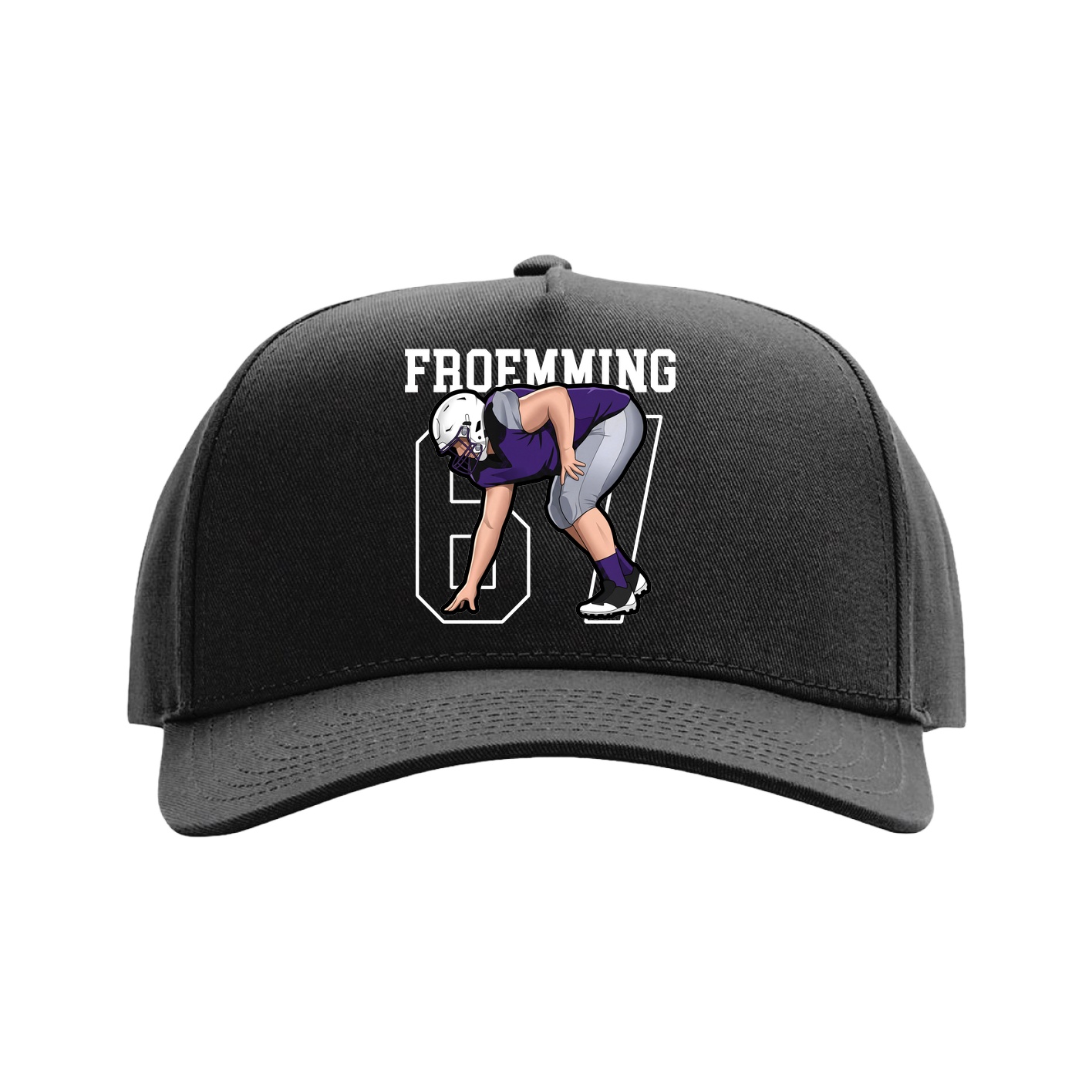 Full Fabric Five-Panel Champ Cap