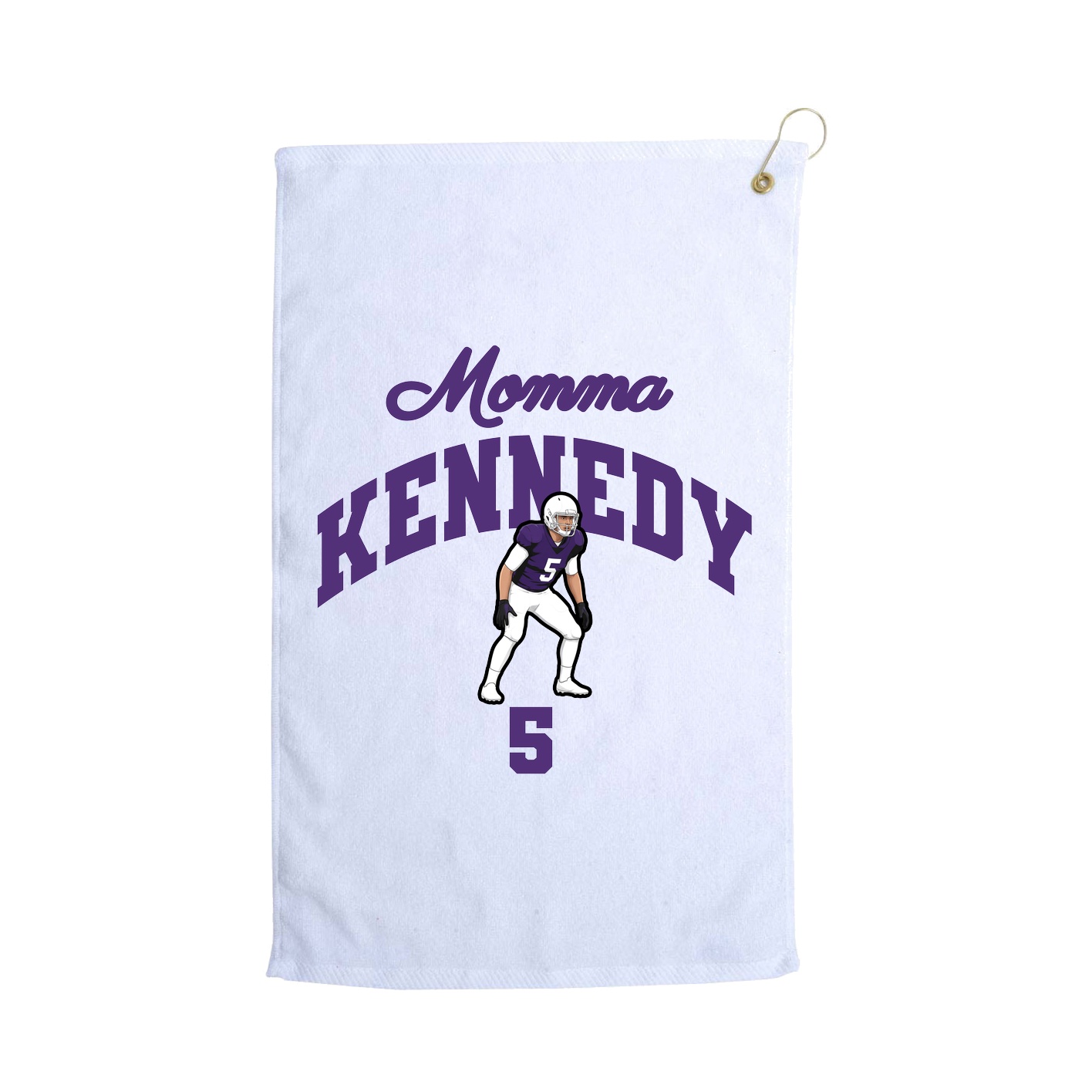 Golf Towel — Mothers Day Arch in White