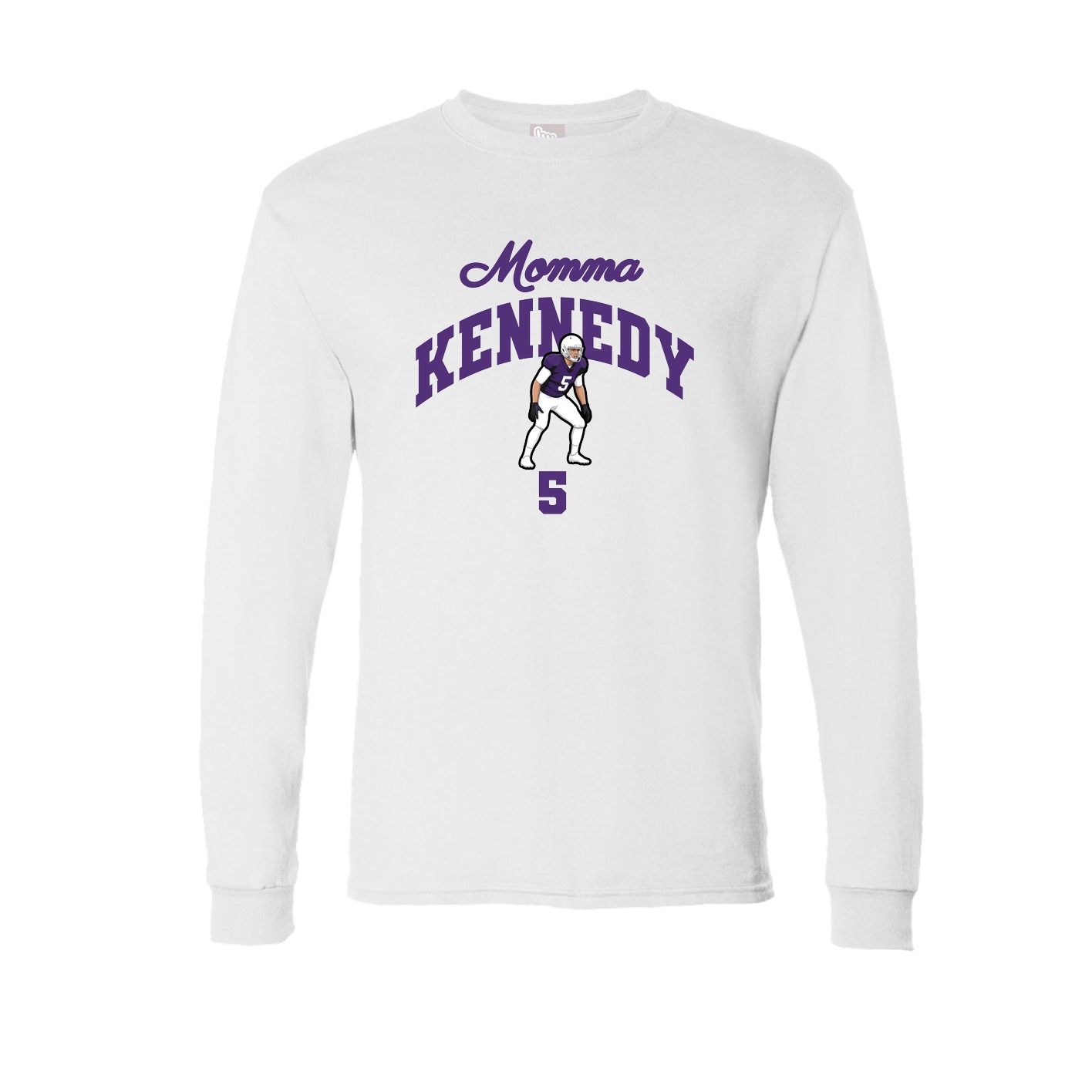 Long Sleeve Tee — Mothers Day Arch in White