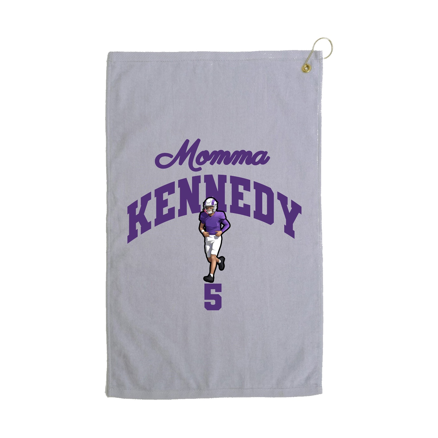 Golf Towel — Mothers Day Arch in Grey