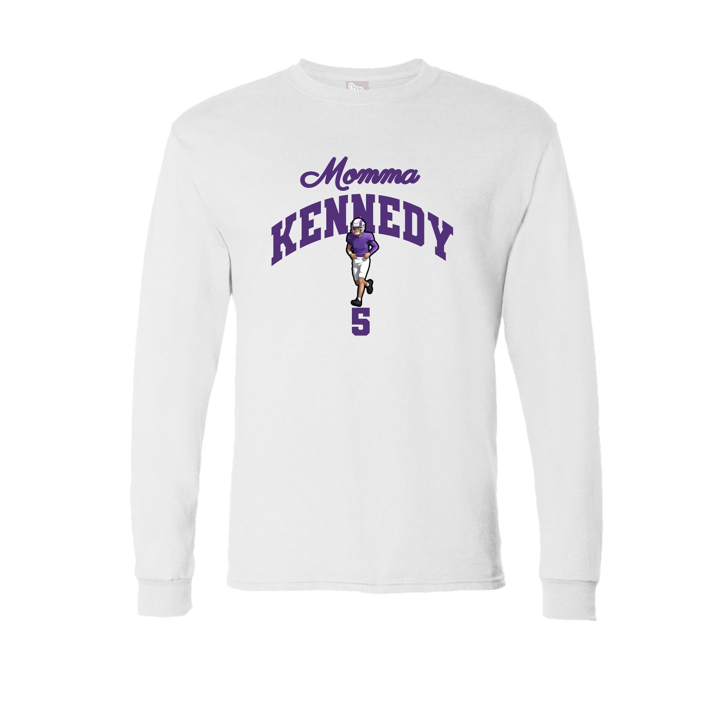 Long Sleeve Tee — Mothers Day Arch in White