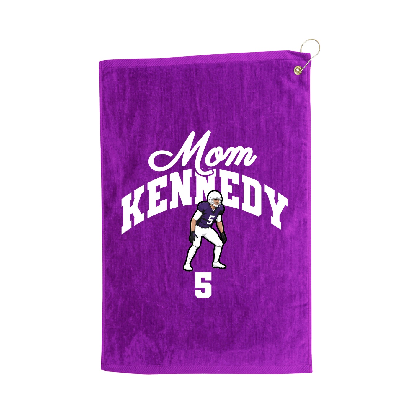 Golf Towel — Mothers Day Arch in Purple