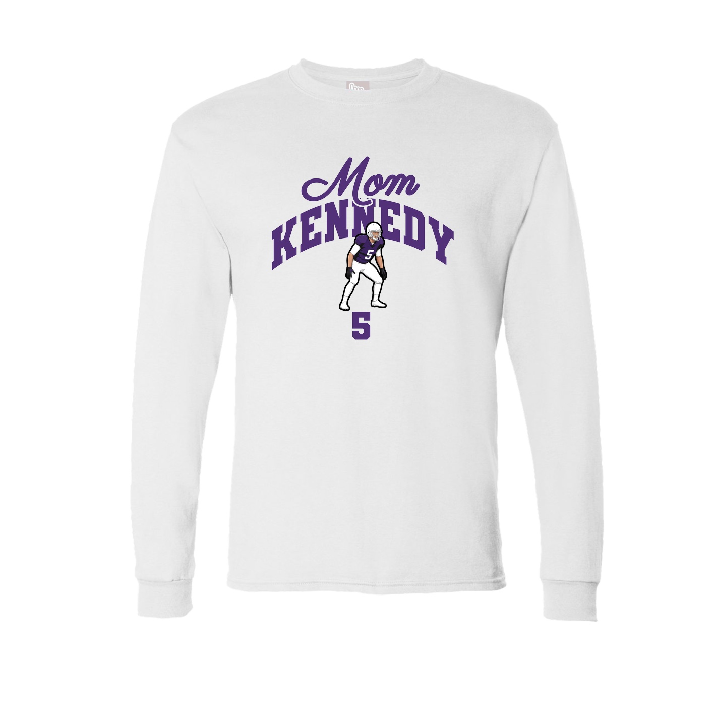 Long Sleeve Tee — Mothers Day Arch in White