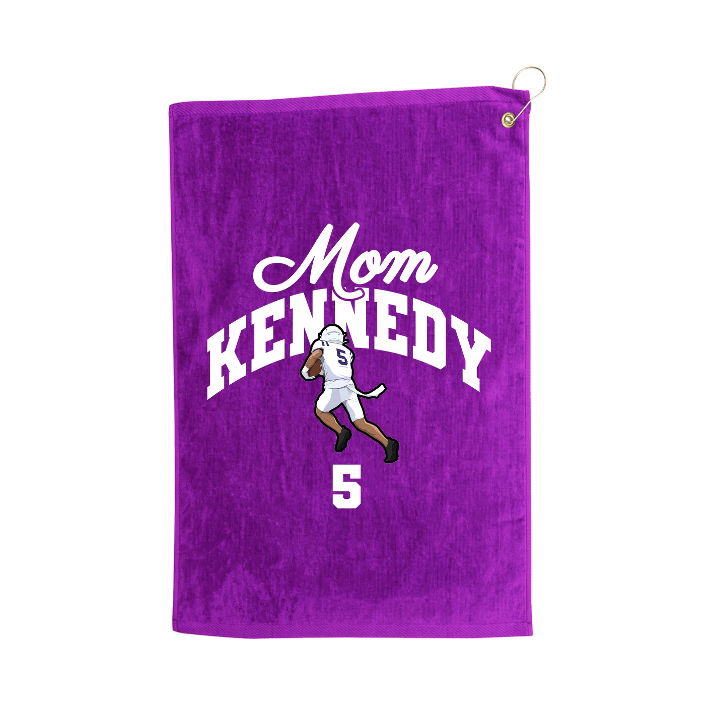 Golf Towel — Mothers Day Arch in Purple